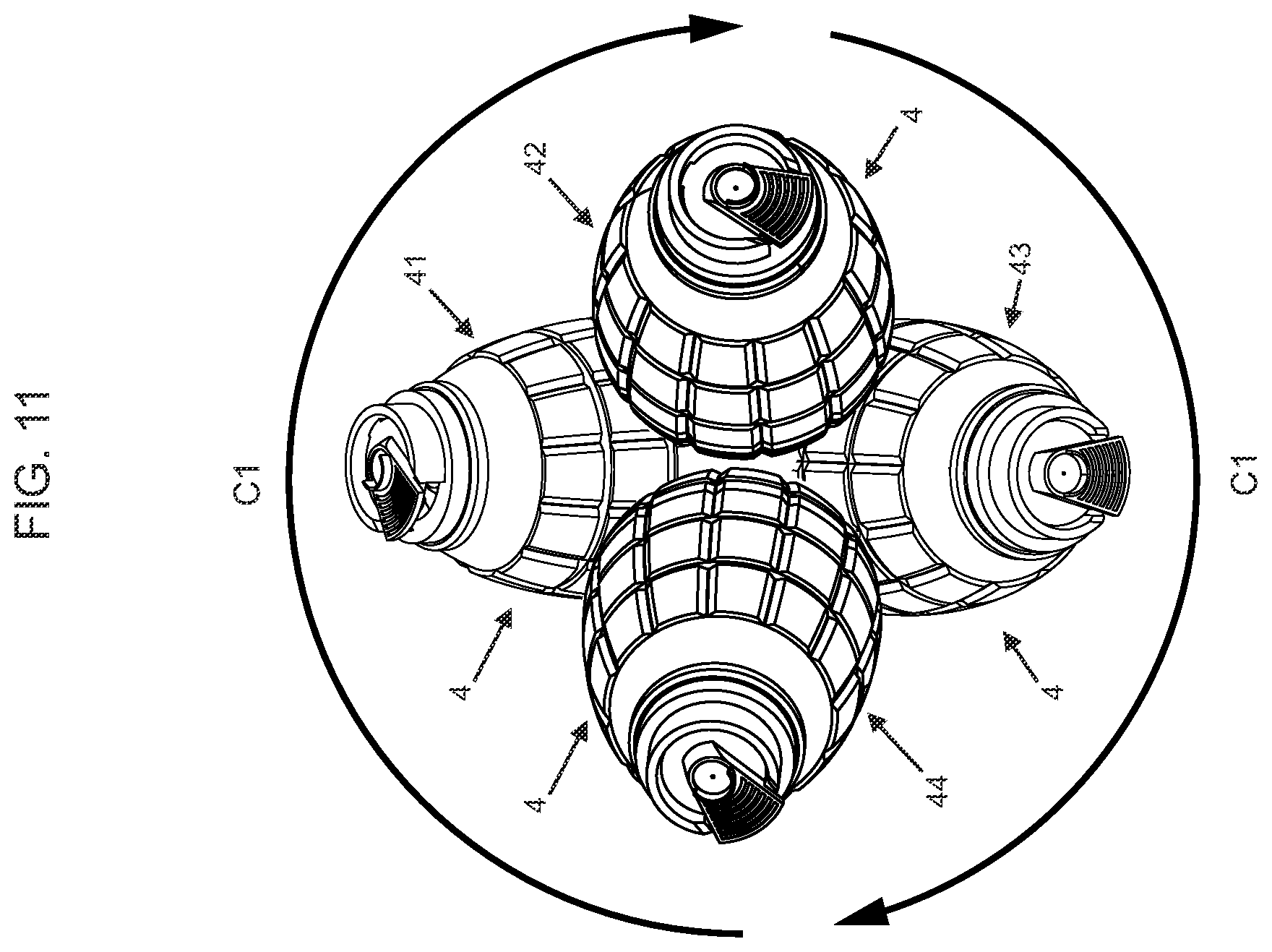 Patent US12410001 Figure 15 – Aerosol spraying device