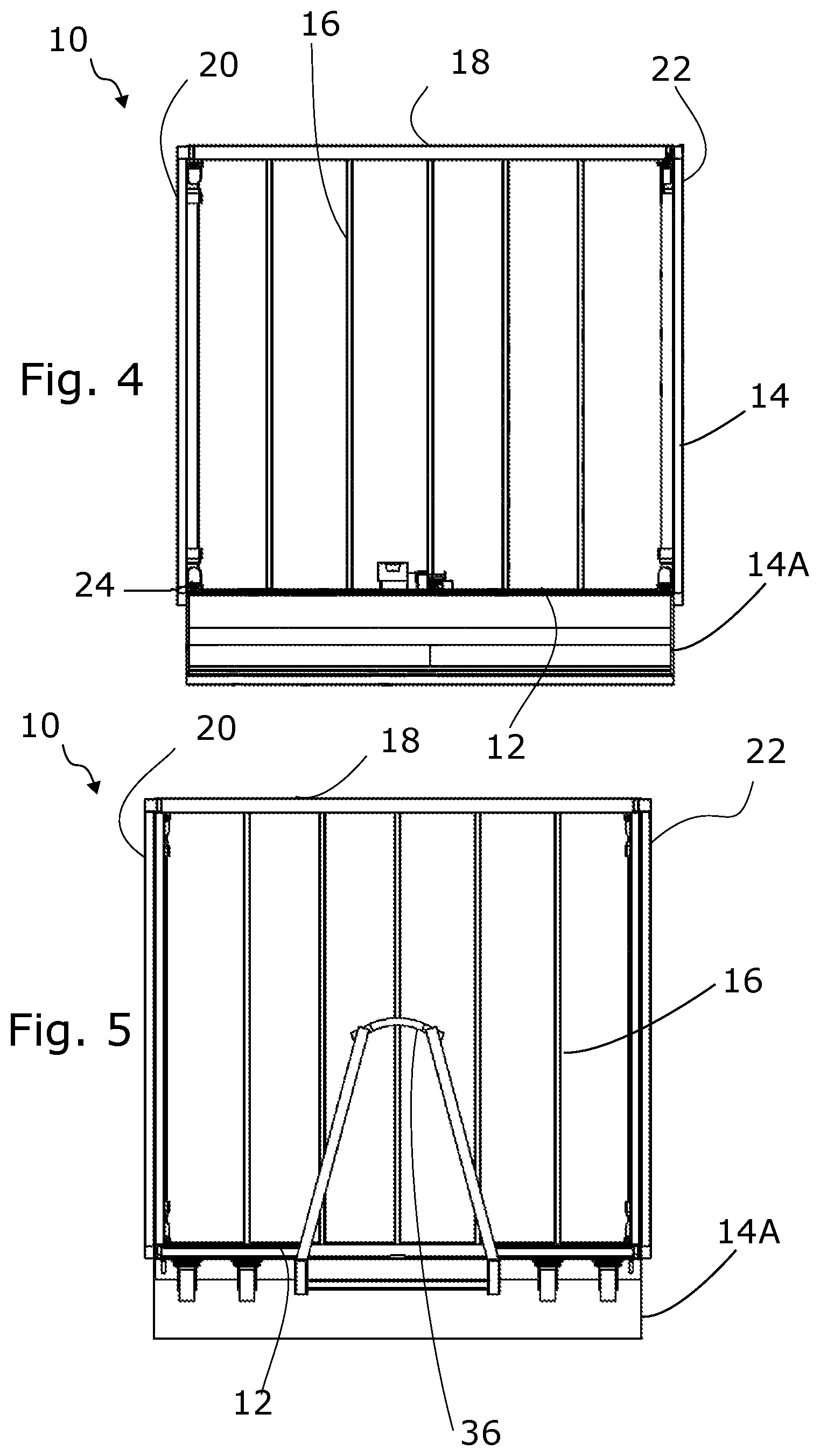 Patent US12410002 Figure 3 – Expandable vehicle container