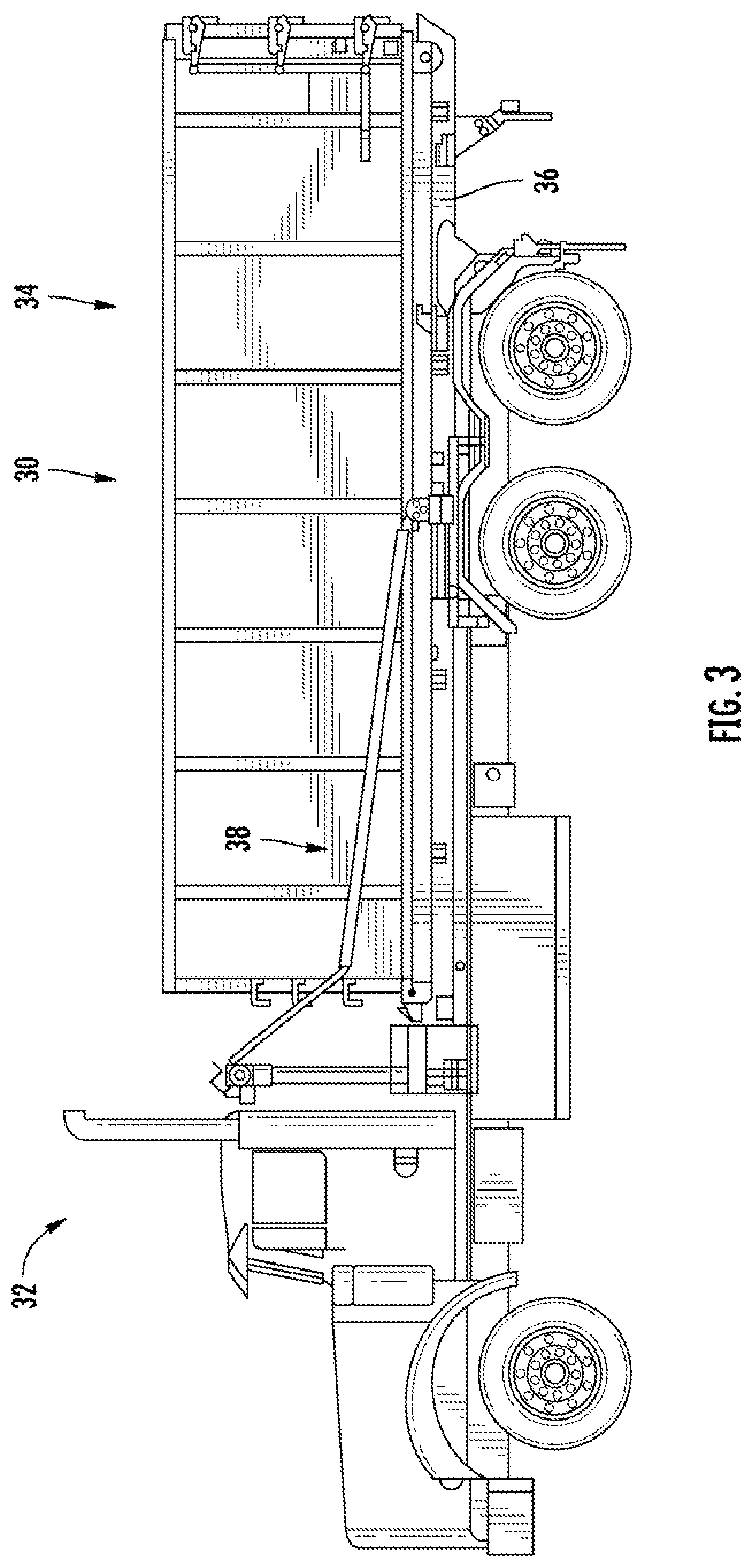 Patent US12410003 Figure 3 – Refuse container having modular side walls