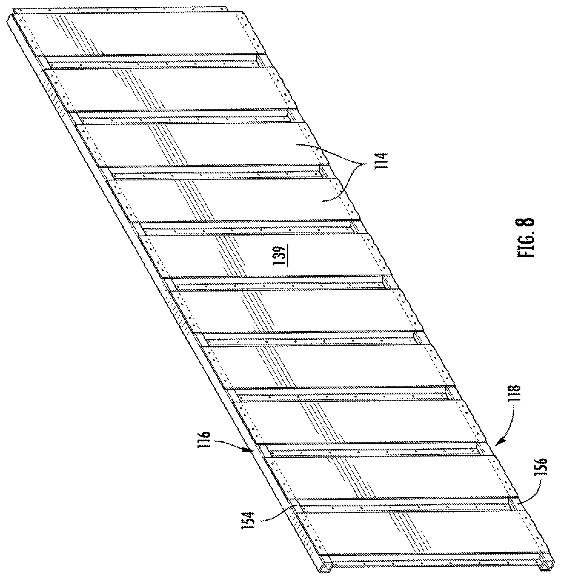 Patent US12410003 Figure 8 – Refuse container having modular side walls