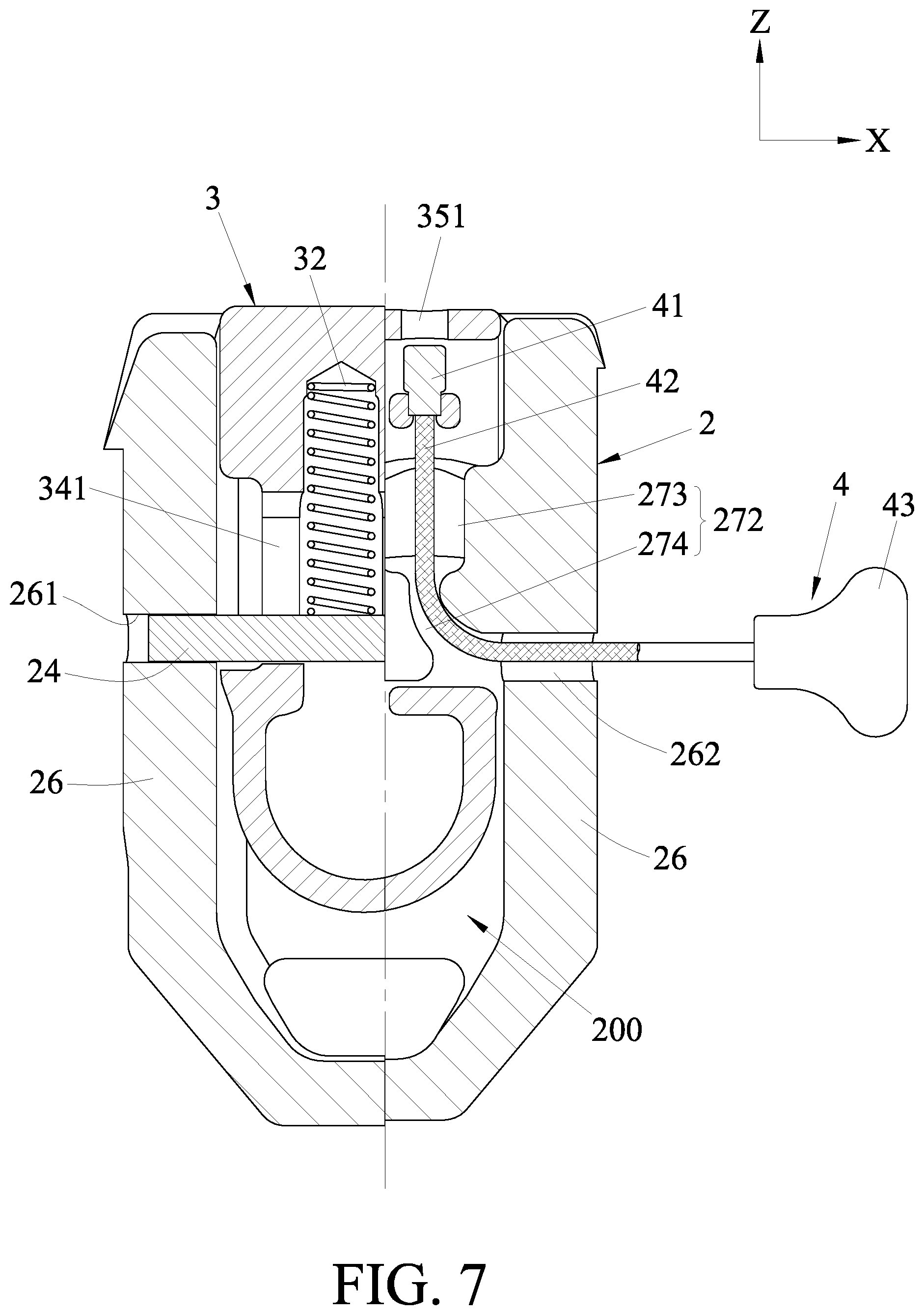 Patent US12410004 Figure 6 – Shipping container connector