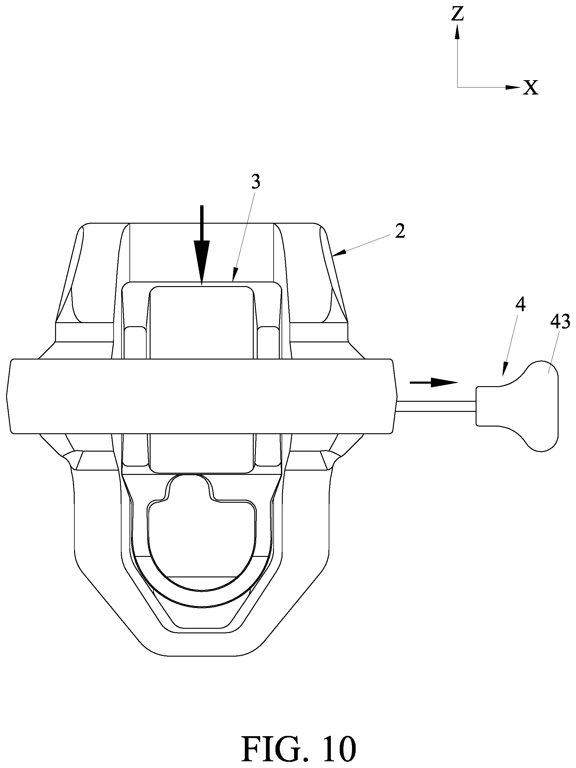 Patent US12410004 Figure 9 – Shipping container connector