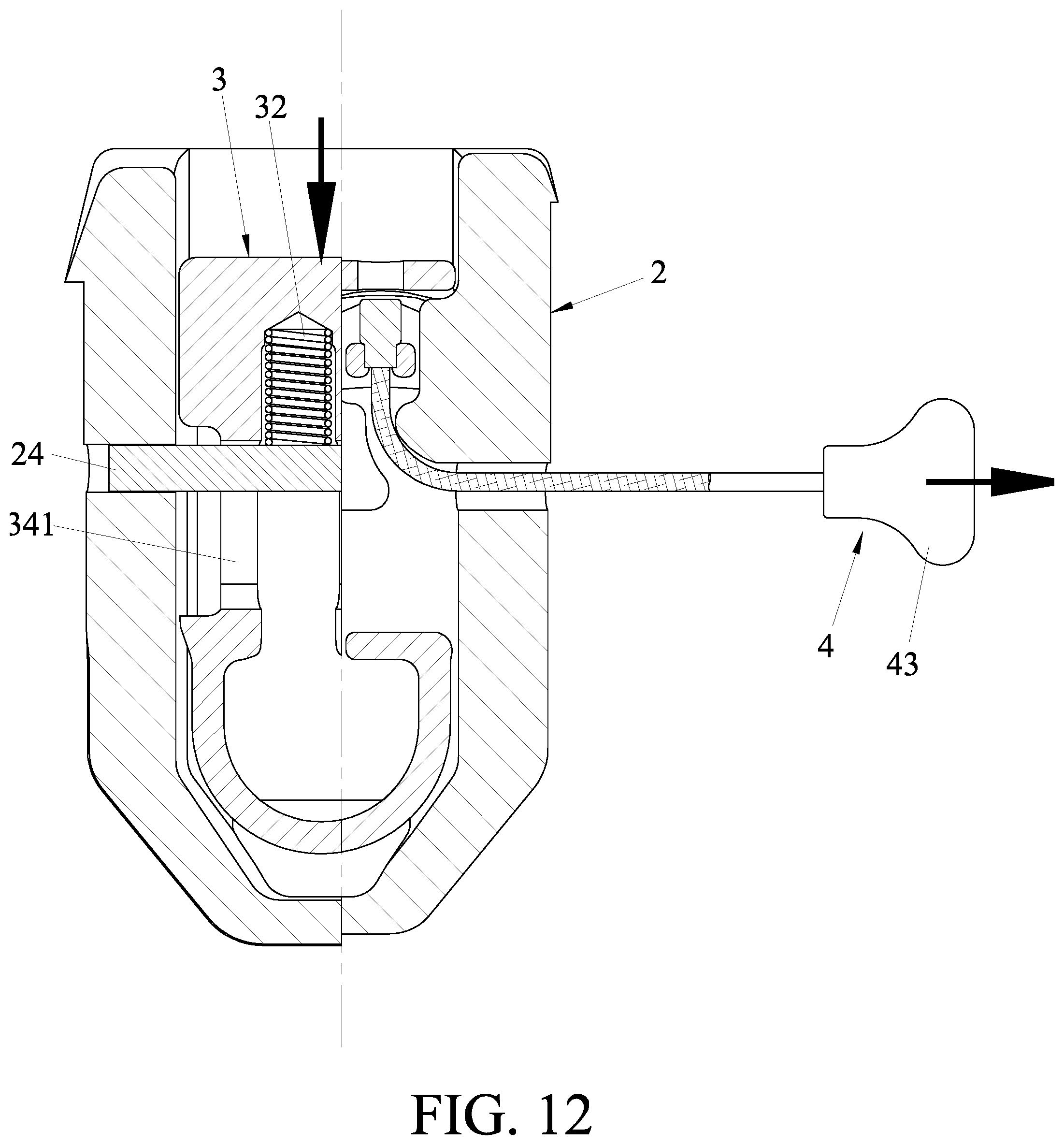 Patent US12410004 Figure 11 – Shipping container connector