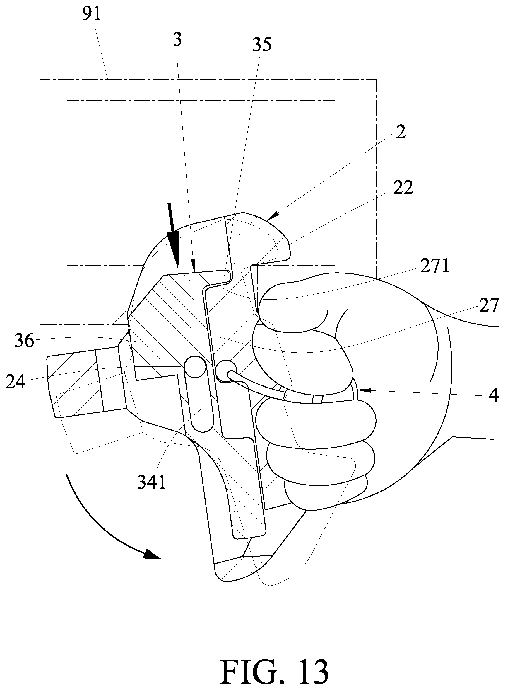 Patent US12410004 Figure 12 – Shipping container connector