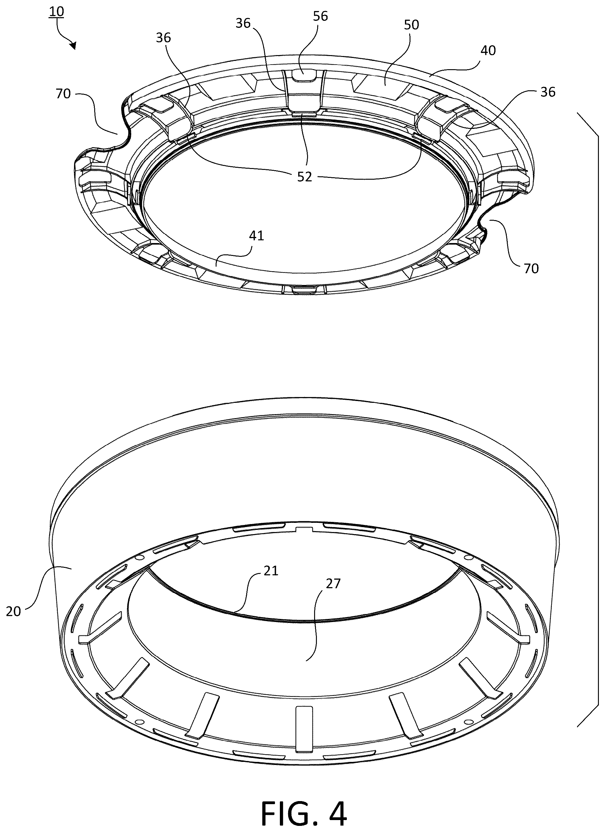 Patent US12410005 Figure 5 – Cassette for dispensing pleated tubing
