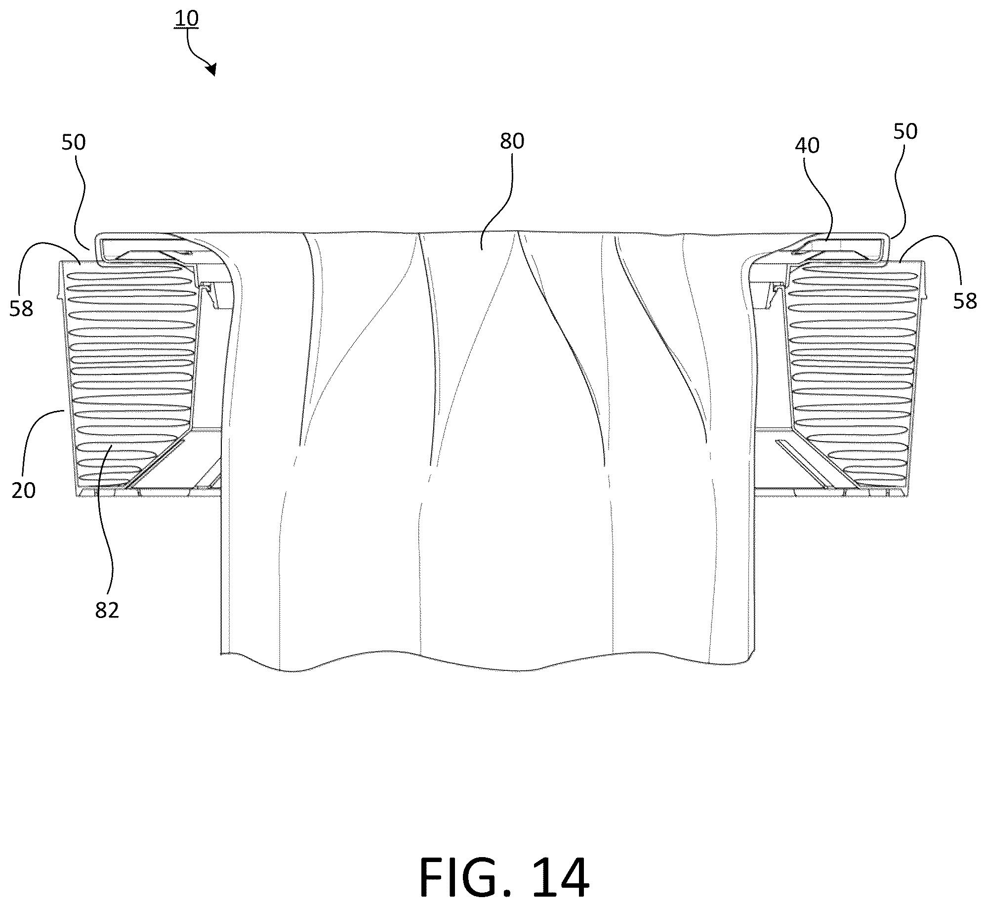 Patent US12410005 Figure 12 – Cassette for dispensing pleated tubing