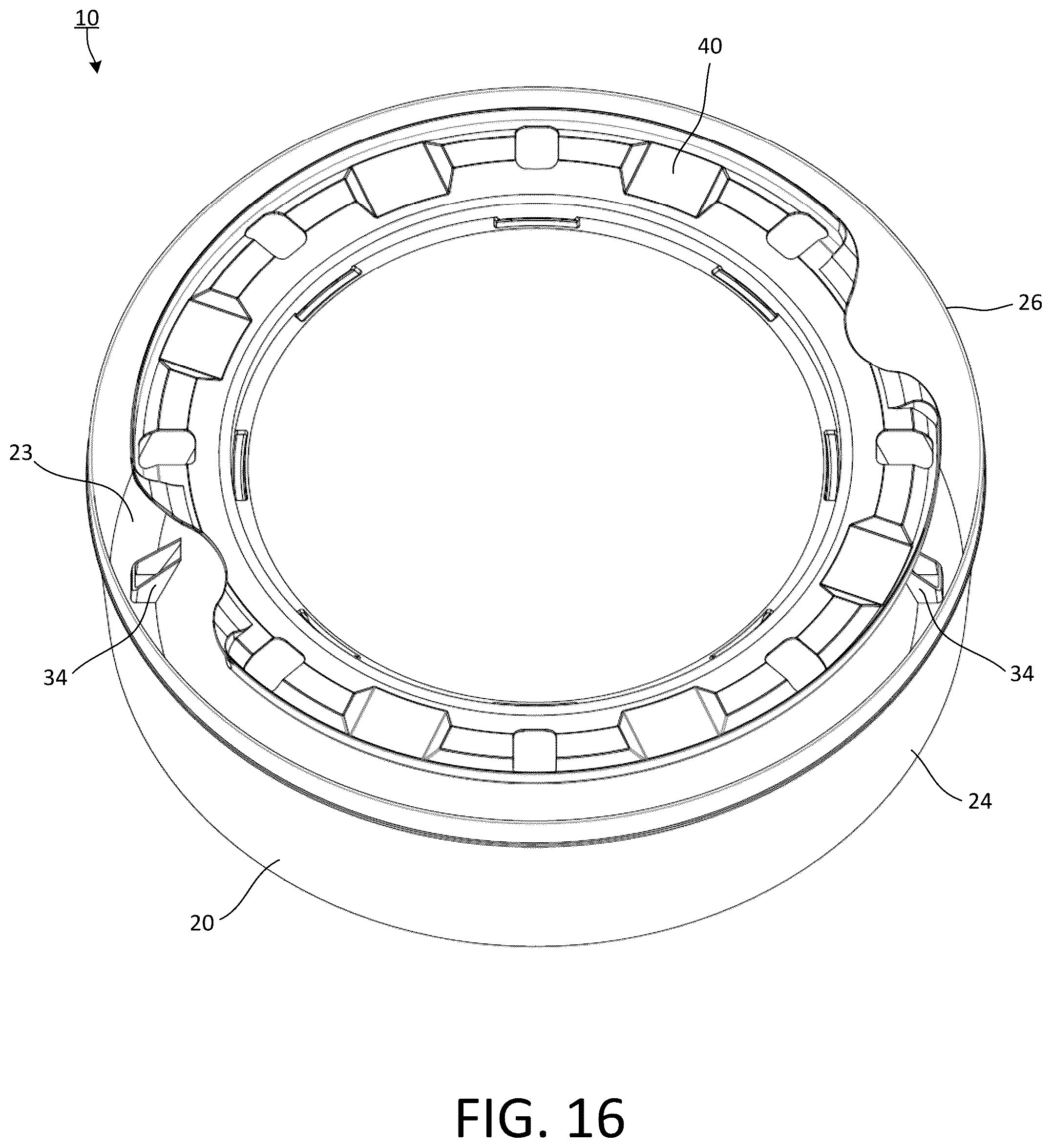 Patent US12410005 Figure 15 – Cassette for dispensing pleated tubing