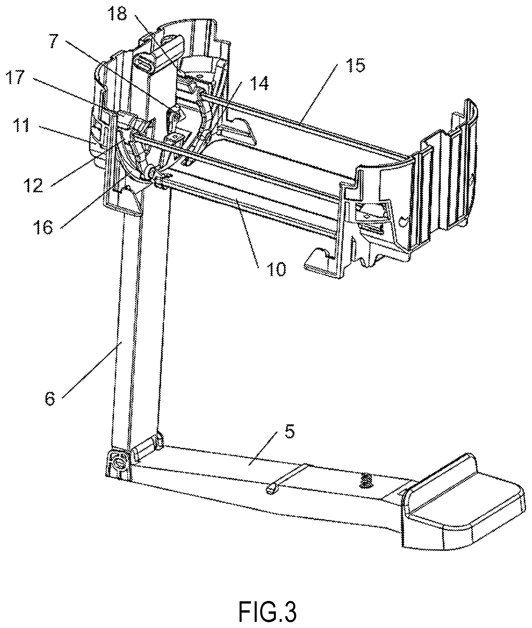 Patent US12410007 Figure 3 – Pedal bin