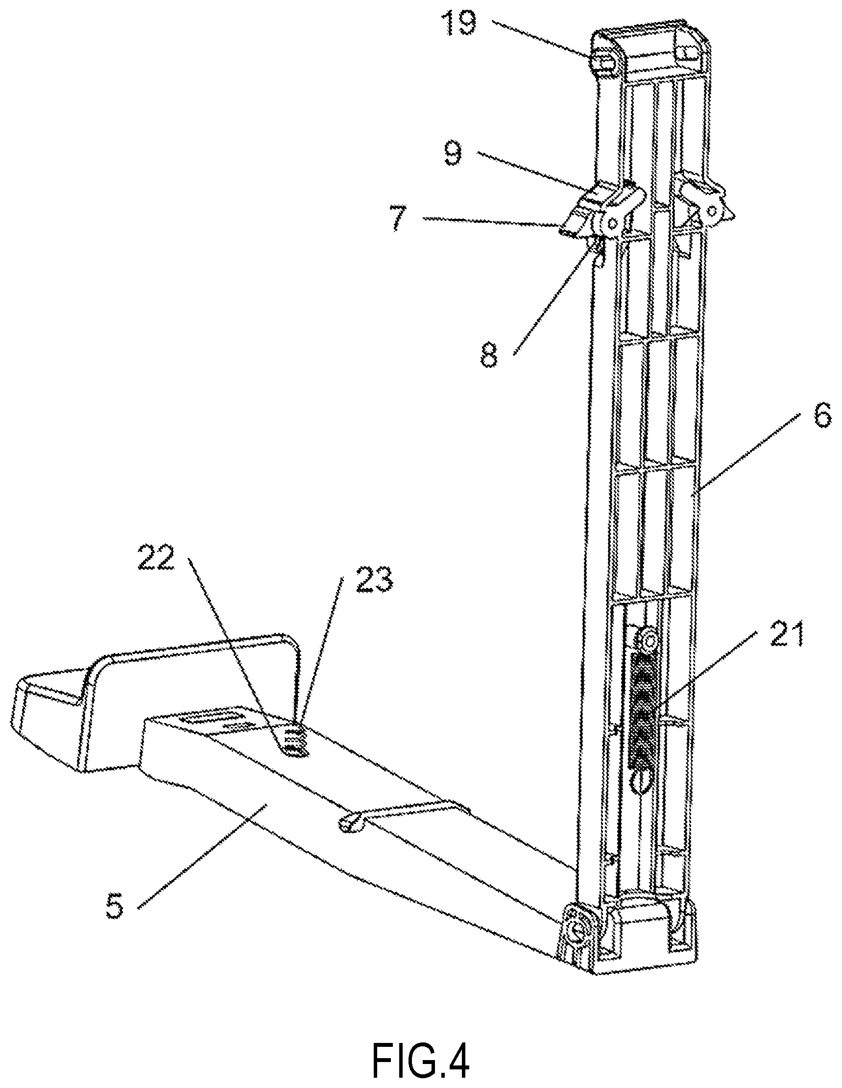 Patent US12410007 Figure 4 – Pedal bin