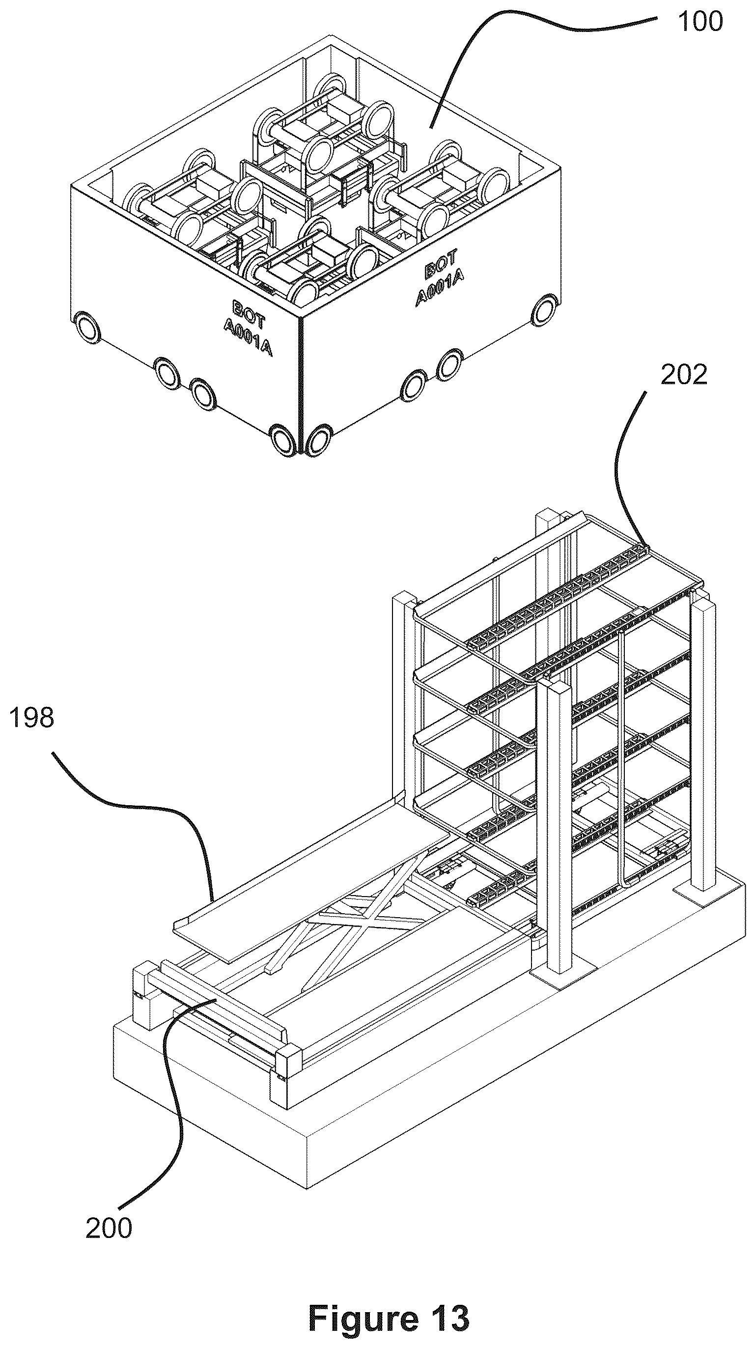 Patent US12410008 Figure 13 – Method and apparatus for retrieving units from a storage system