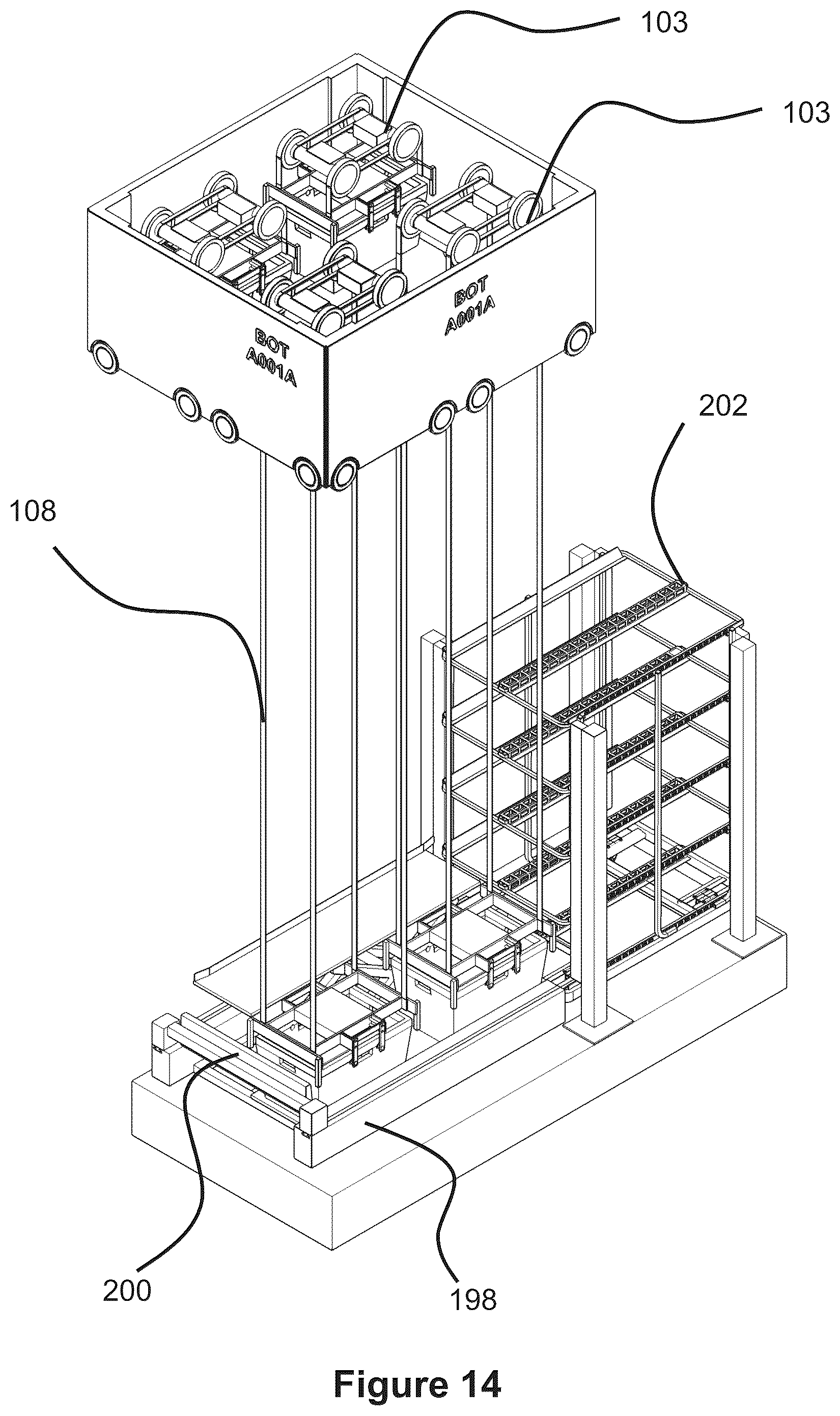 Patent US12410008 Figure 14 – Method and apparatus for retrieving units from a storage system