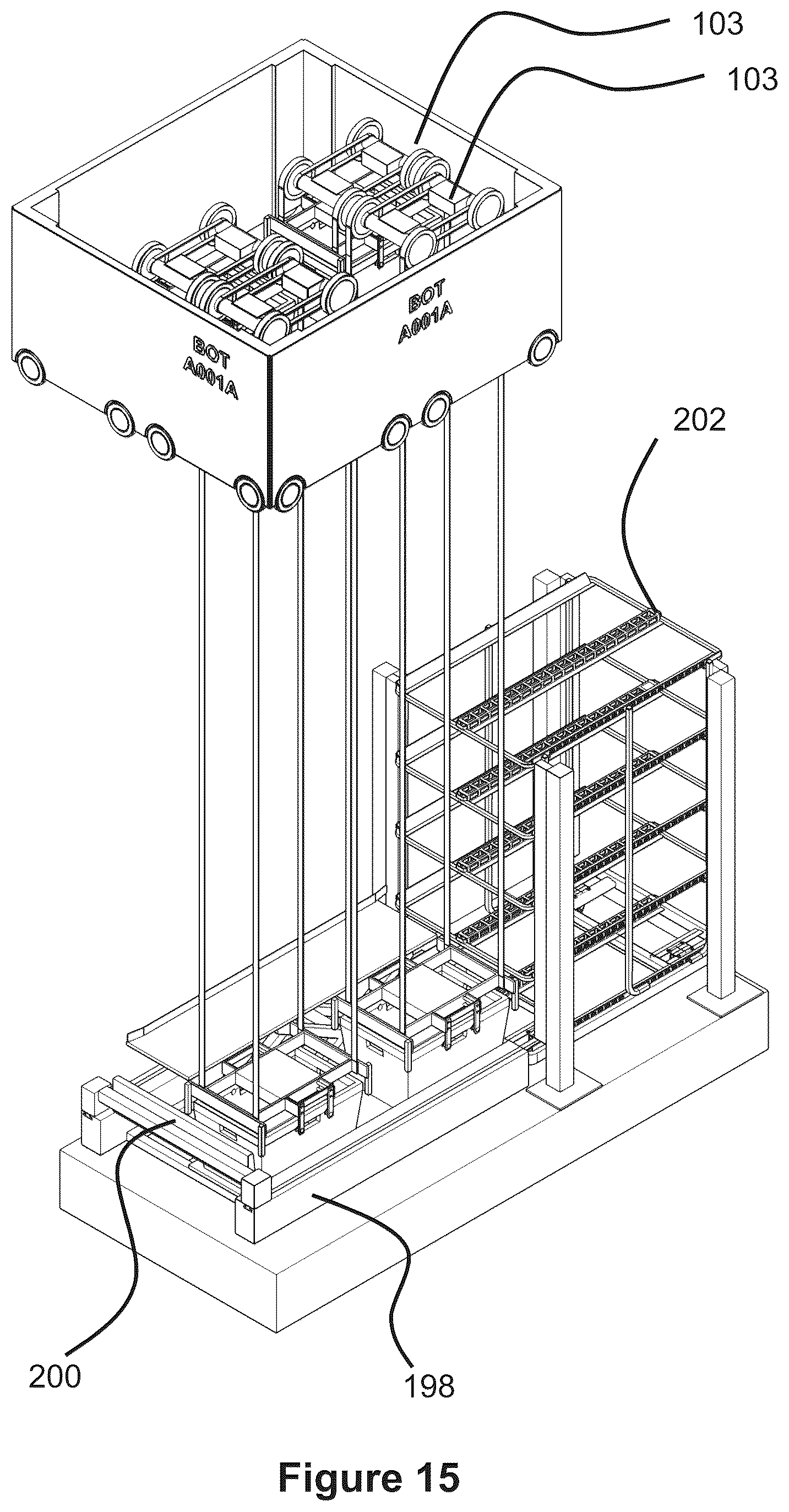 Patent US12410008 Figure 15 – Method and apparatus for retrieving units from a storage system