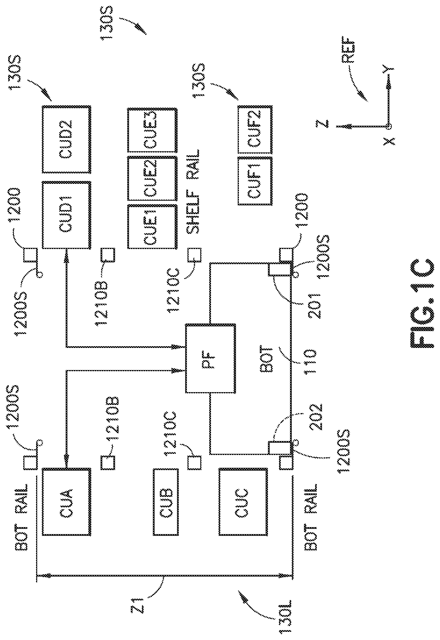 Patent US12410010 Figure 4 – Storage and retrieval system