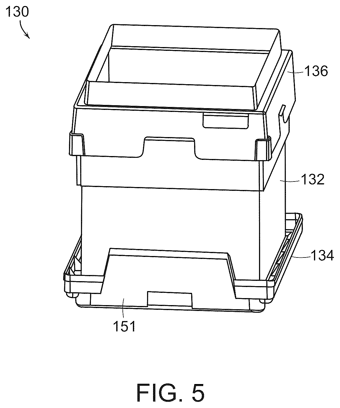 Patent US12410011 Figure 5 – Systems and methods for processing objects including an auto-shuttle system