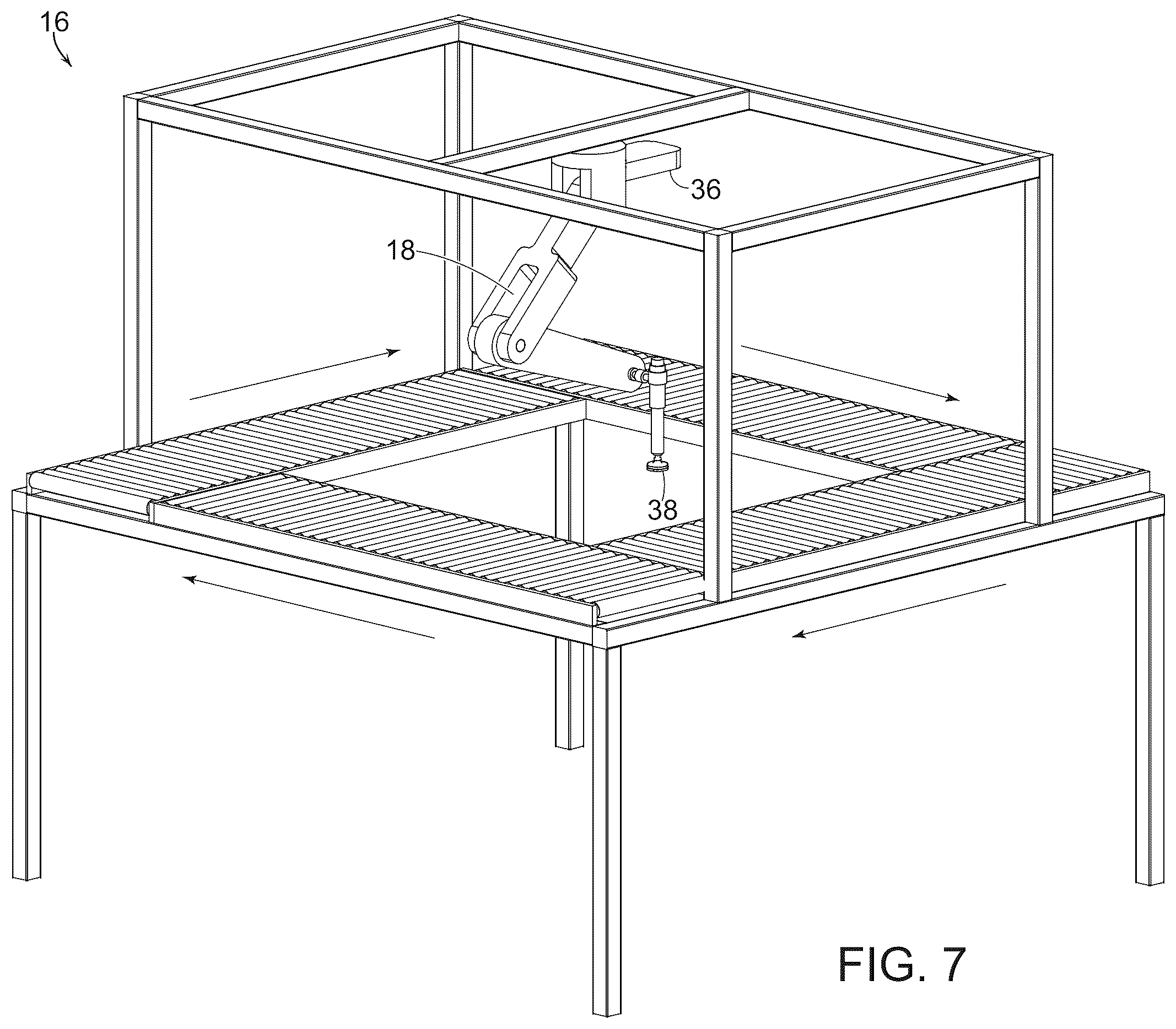 Patent US12410011 Figure 10 – Systems and methods for processing objects including an auto-shuttle system