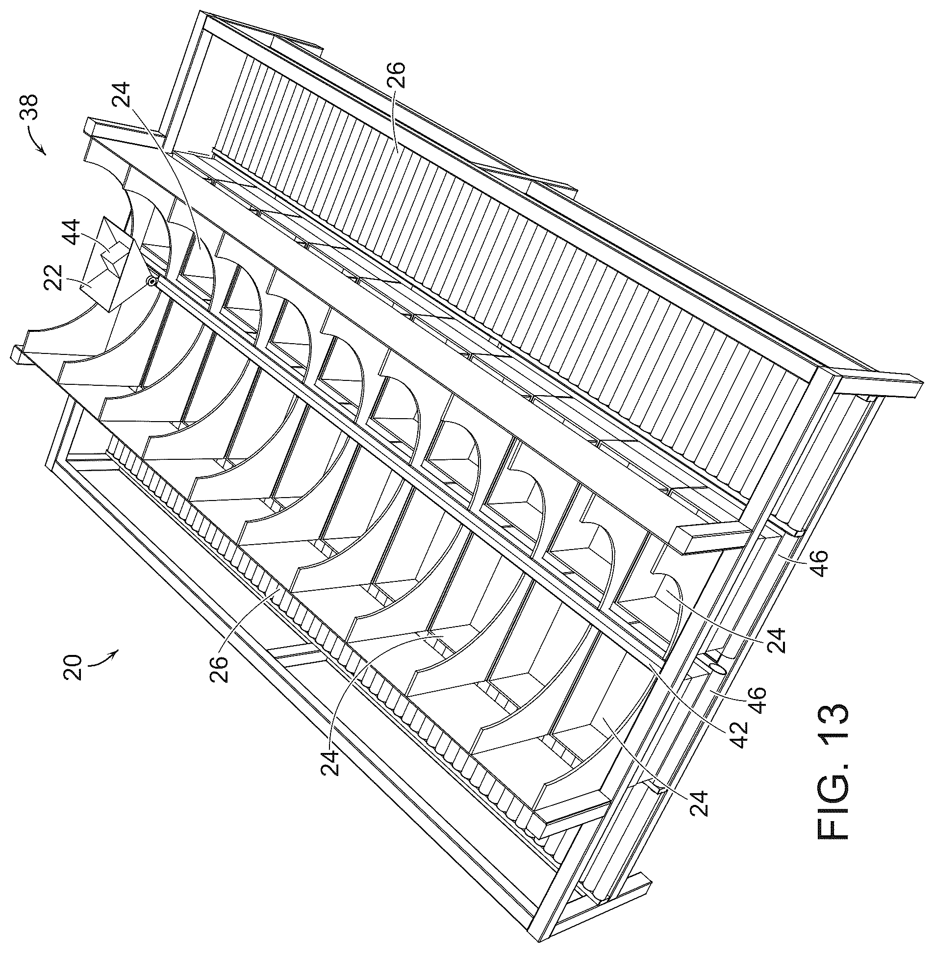 Patent US12410011 Figure 14 – Systems and methods for processing objects including an auto-shuttle system