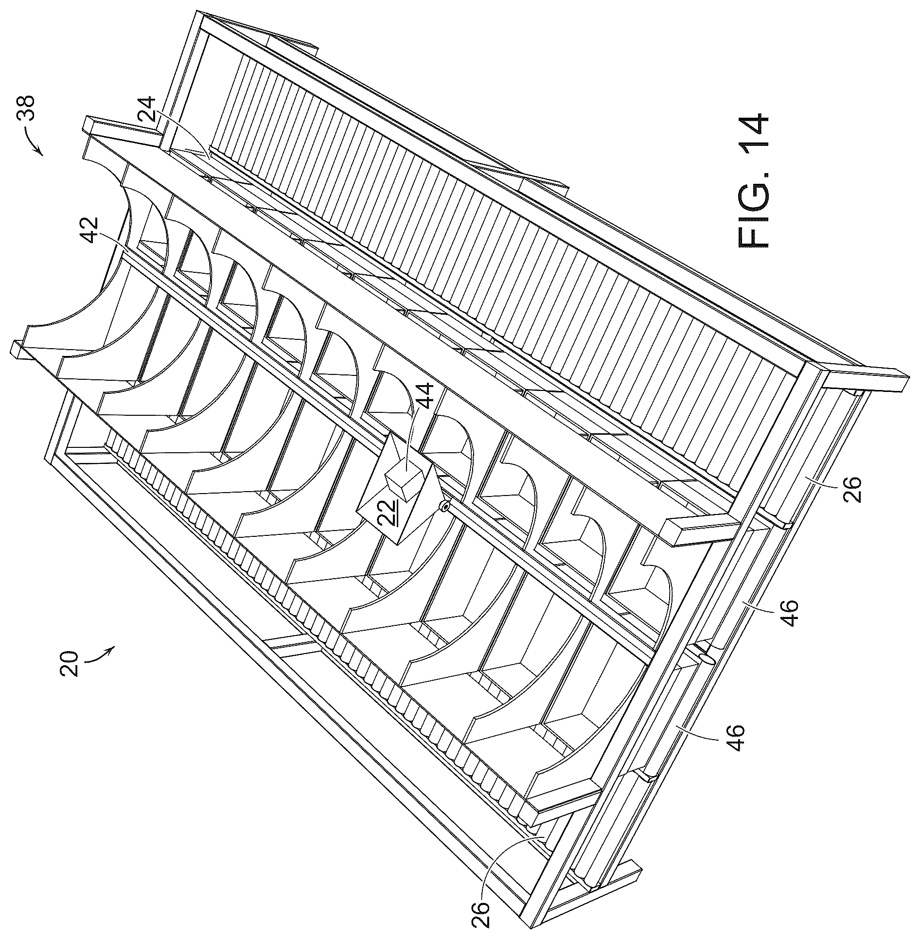 Patent US12410011 Figure 15 – Systems and methods for processing objects including an auto-shuttle system