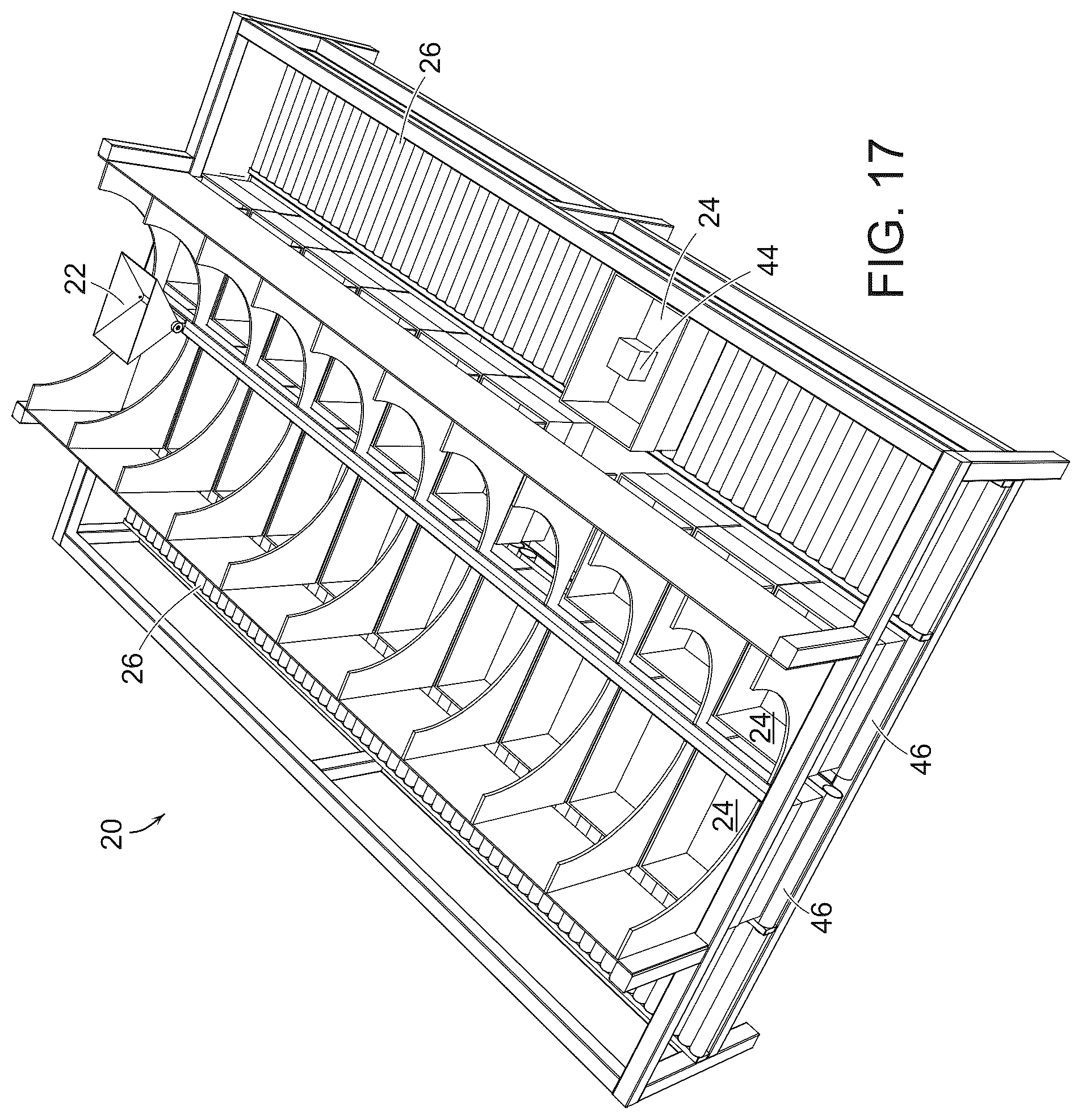 Patent US12410011 Figure 18 – Systems and methods for processing objects including an auto-shuttle system
