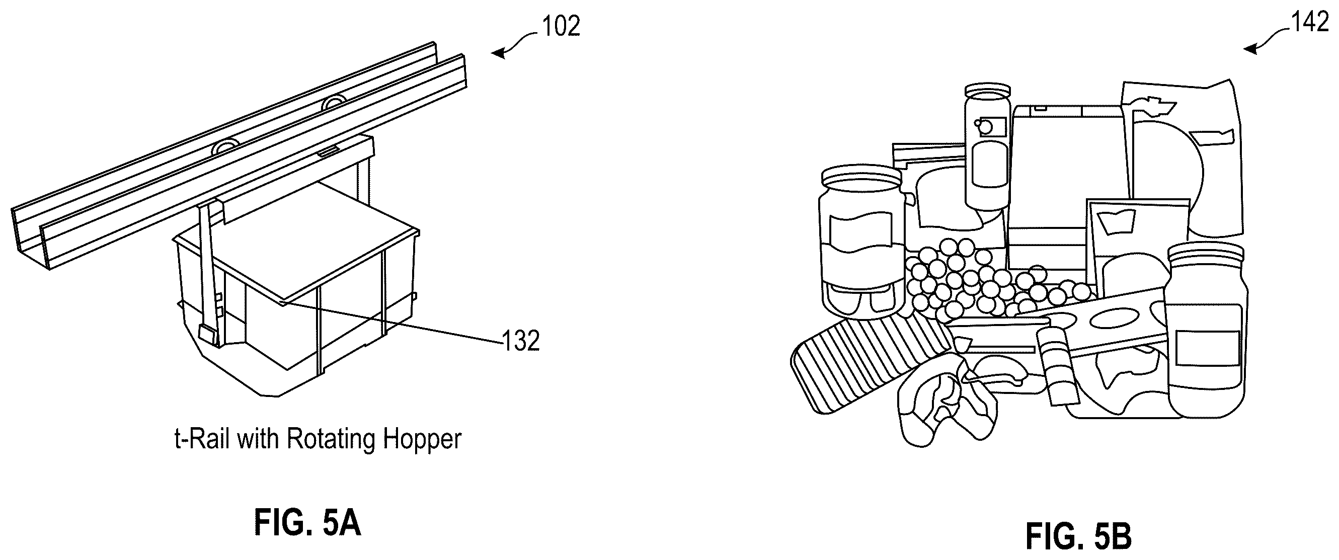 Patent US12410014 Figure 5 – Article delivery system and method that includes an overhead rail network
