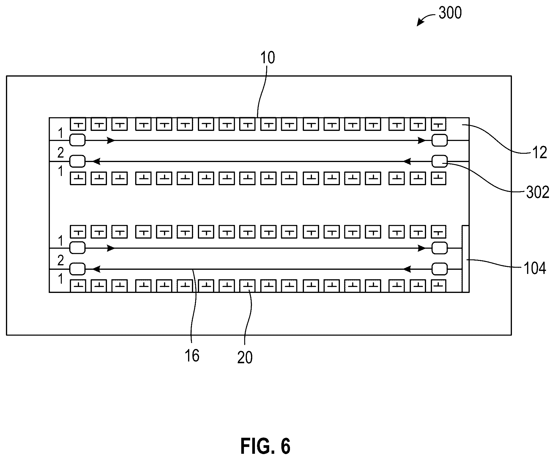 Patent US12410014 Figure 6 – Article delivery system and method that includes an overhead rail network