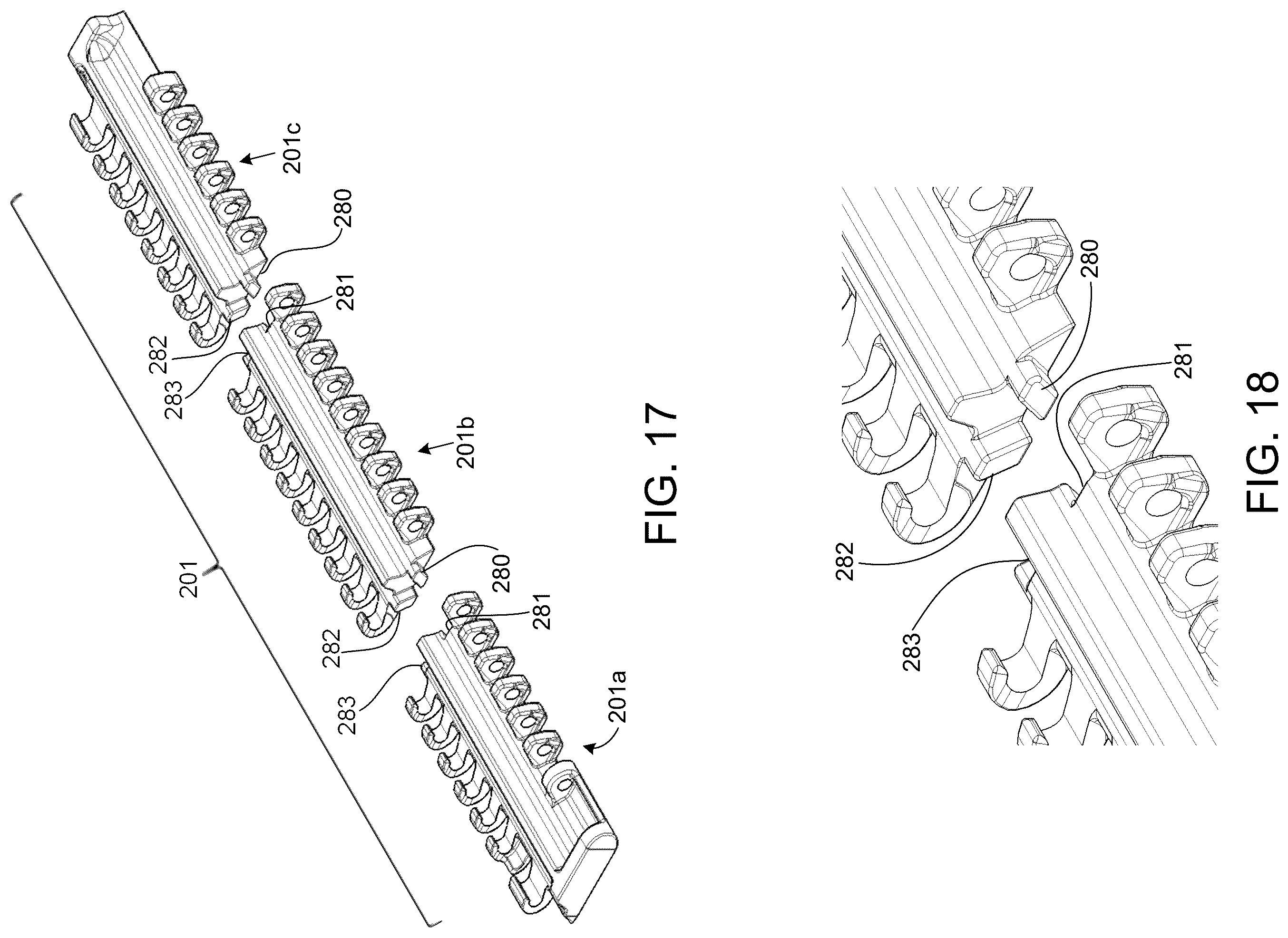 Patent US12410016 Figure 10 – Modular conveyor belt with dedicated access assembly
