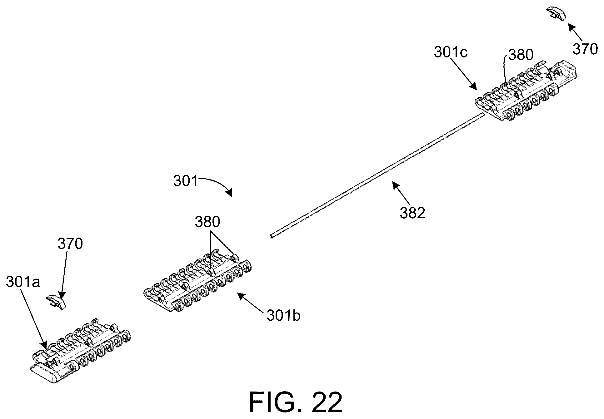 Patent US12410016 Figure 13 – Modular conveyor belt with dedicated access assembly