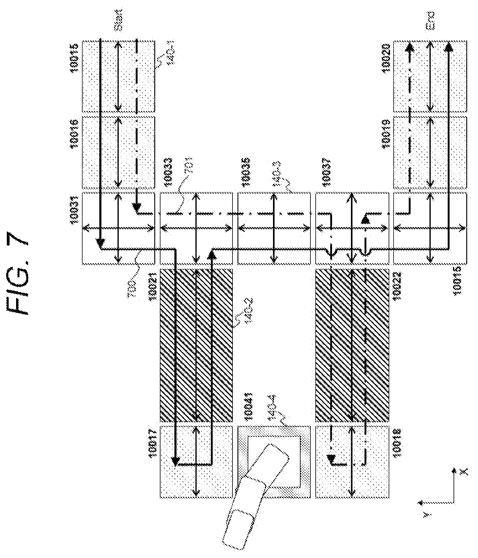 Patent US12410017 Figure 6 – Computer system, computer, and method for controlling conveyance system