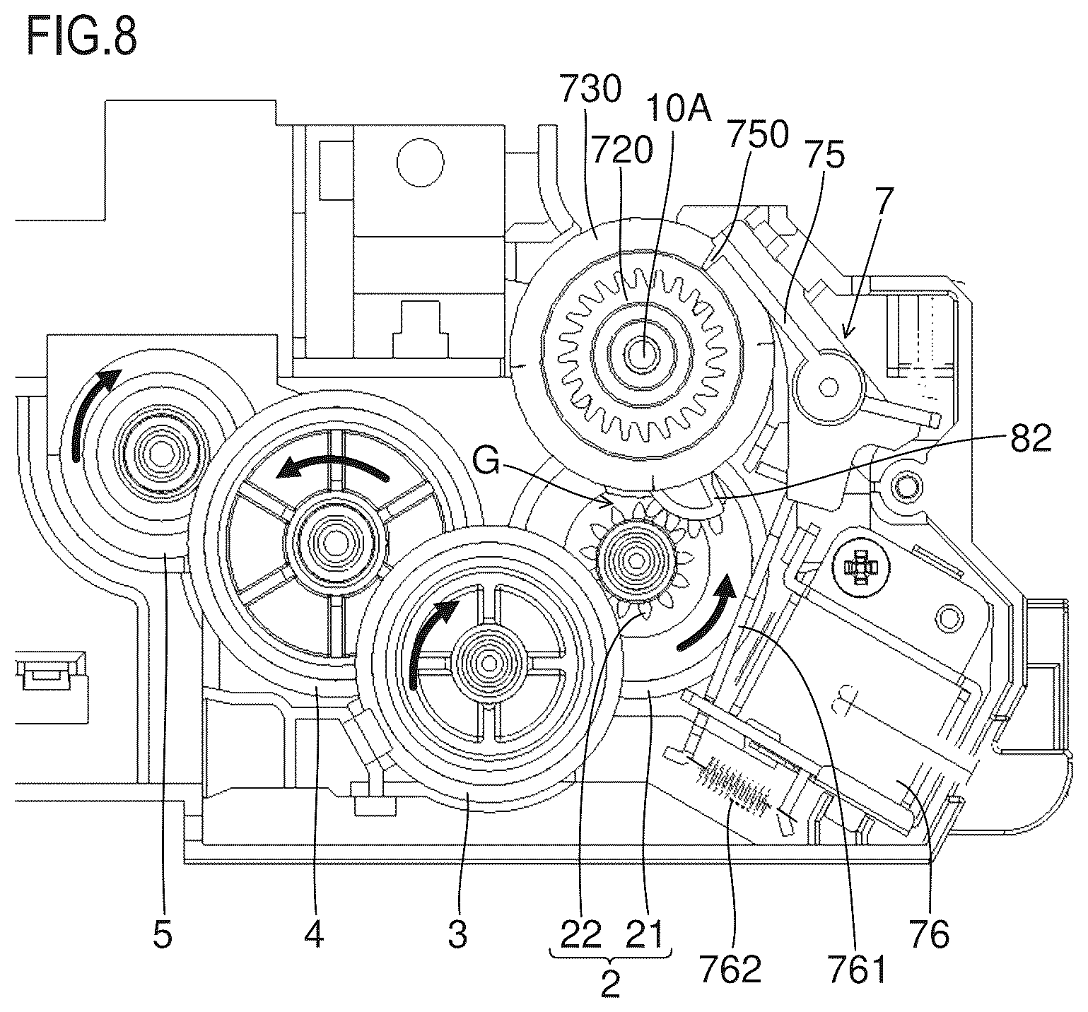 Patent US12410022 Figure 8 – Sheet storage device and image forming apparatus including same
