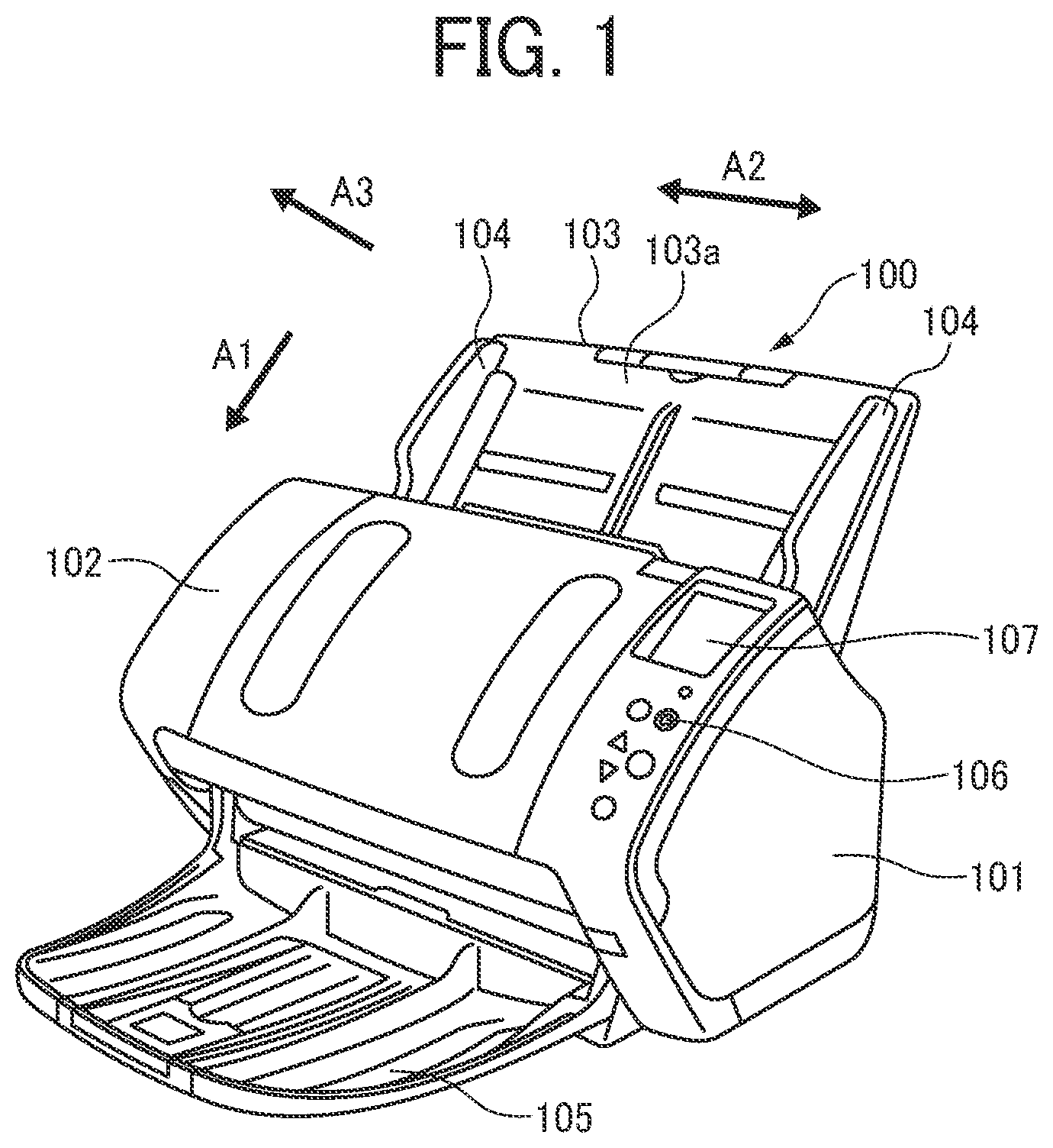 Patent US12410023 Figure 1 – Medium conveying apparatus