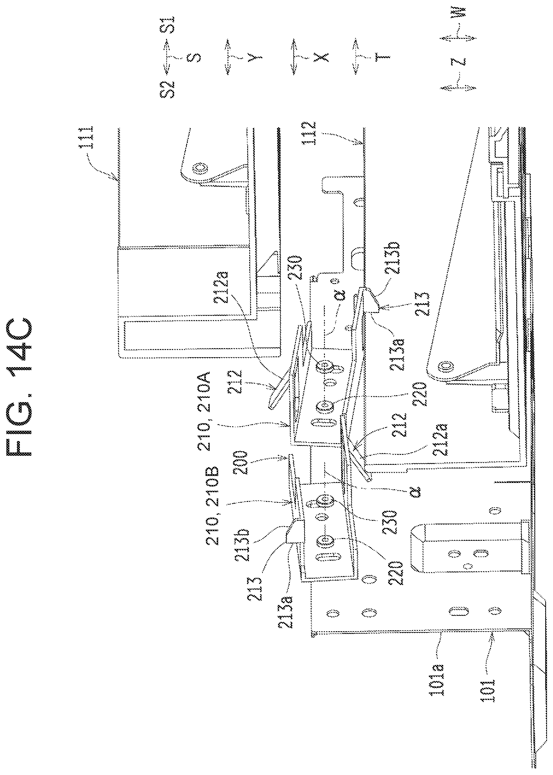 Patent US12410024 Figure 18 – Pull-out lock device for sheet container and image-forming apparatus including the same