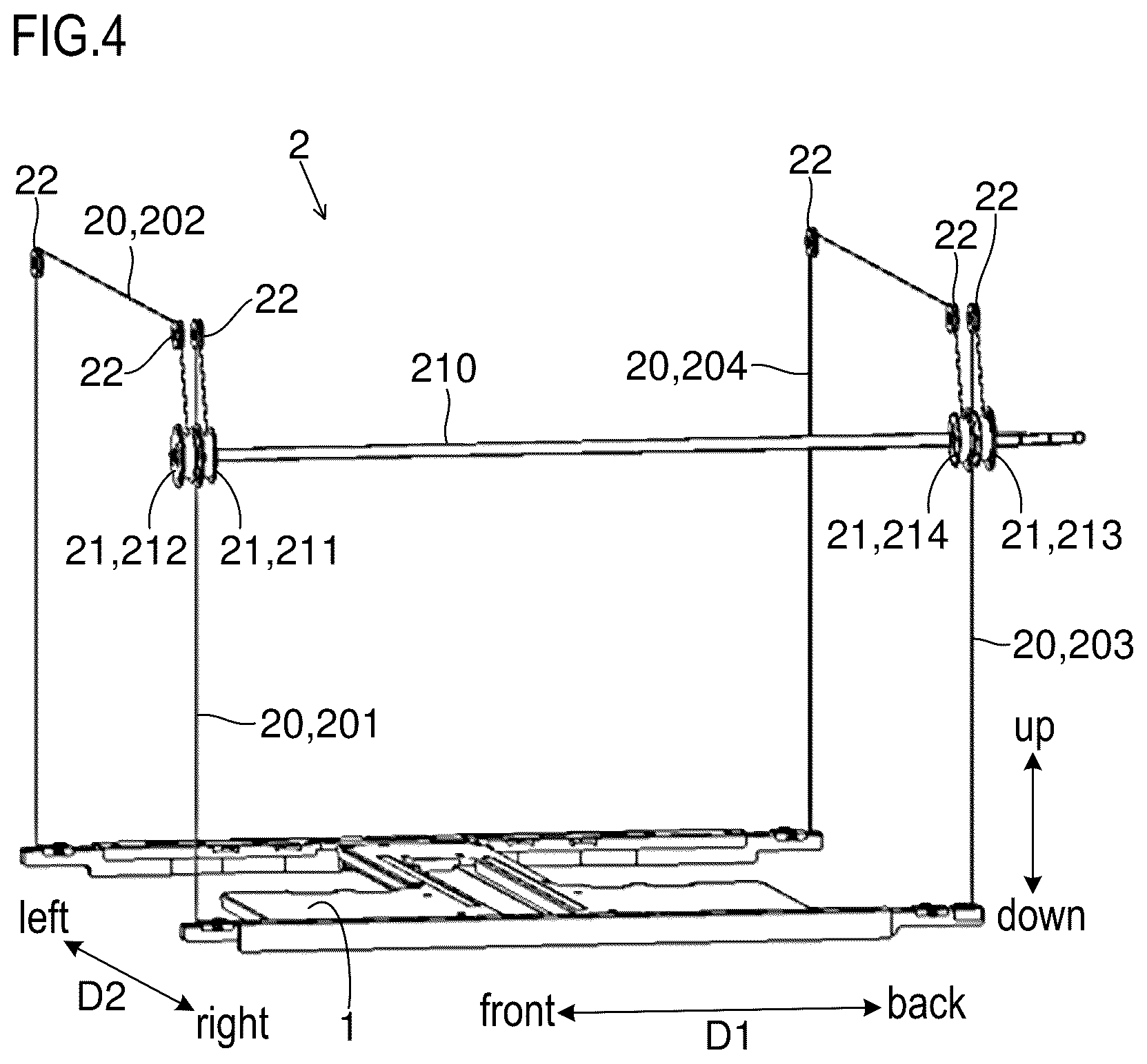 Patent US12410025 Figure 4 – Sheet storage device and image formation system including same
