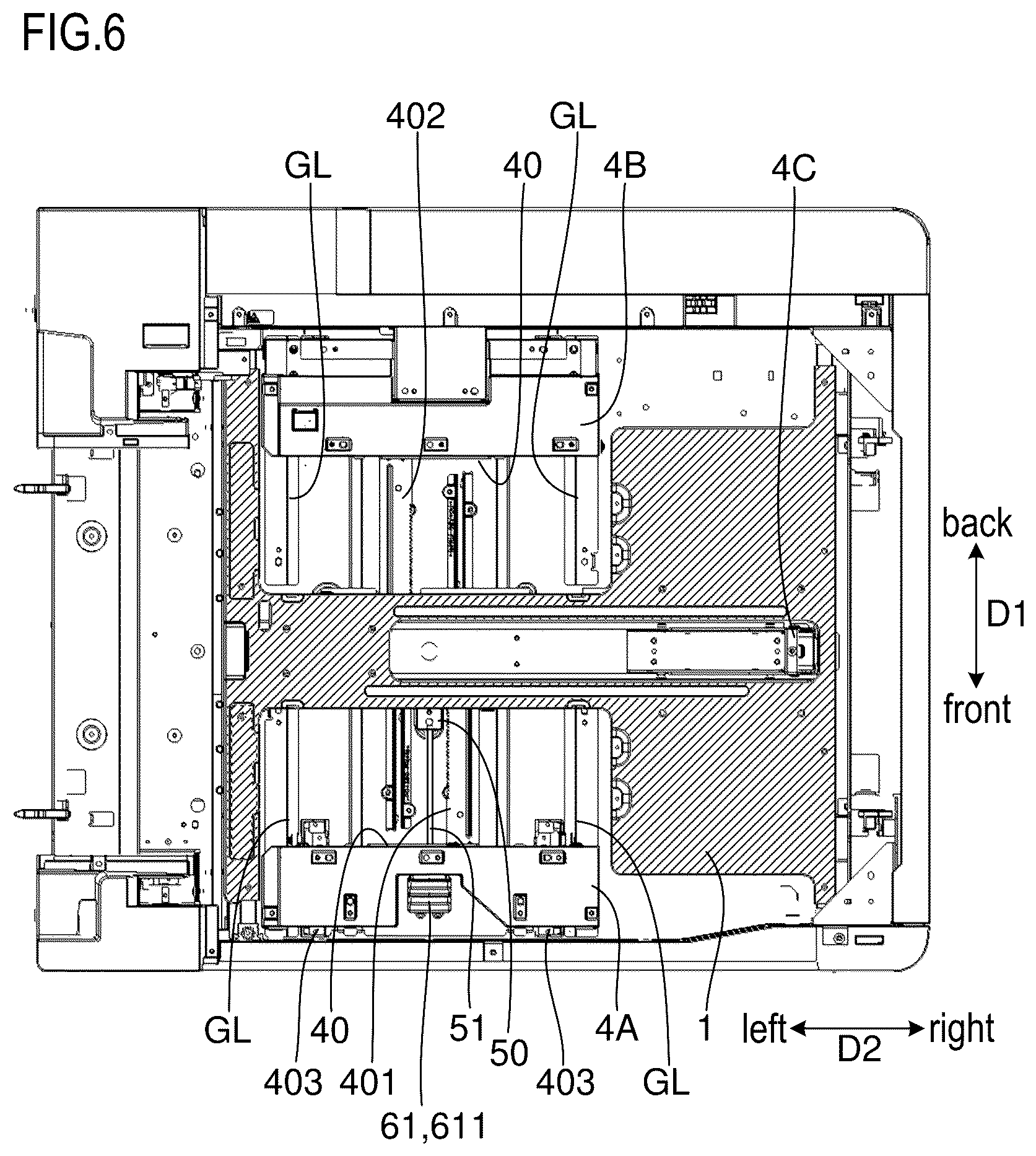 Patent US12410025 Figure 6 – Sheet storage device and image formation system including same