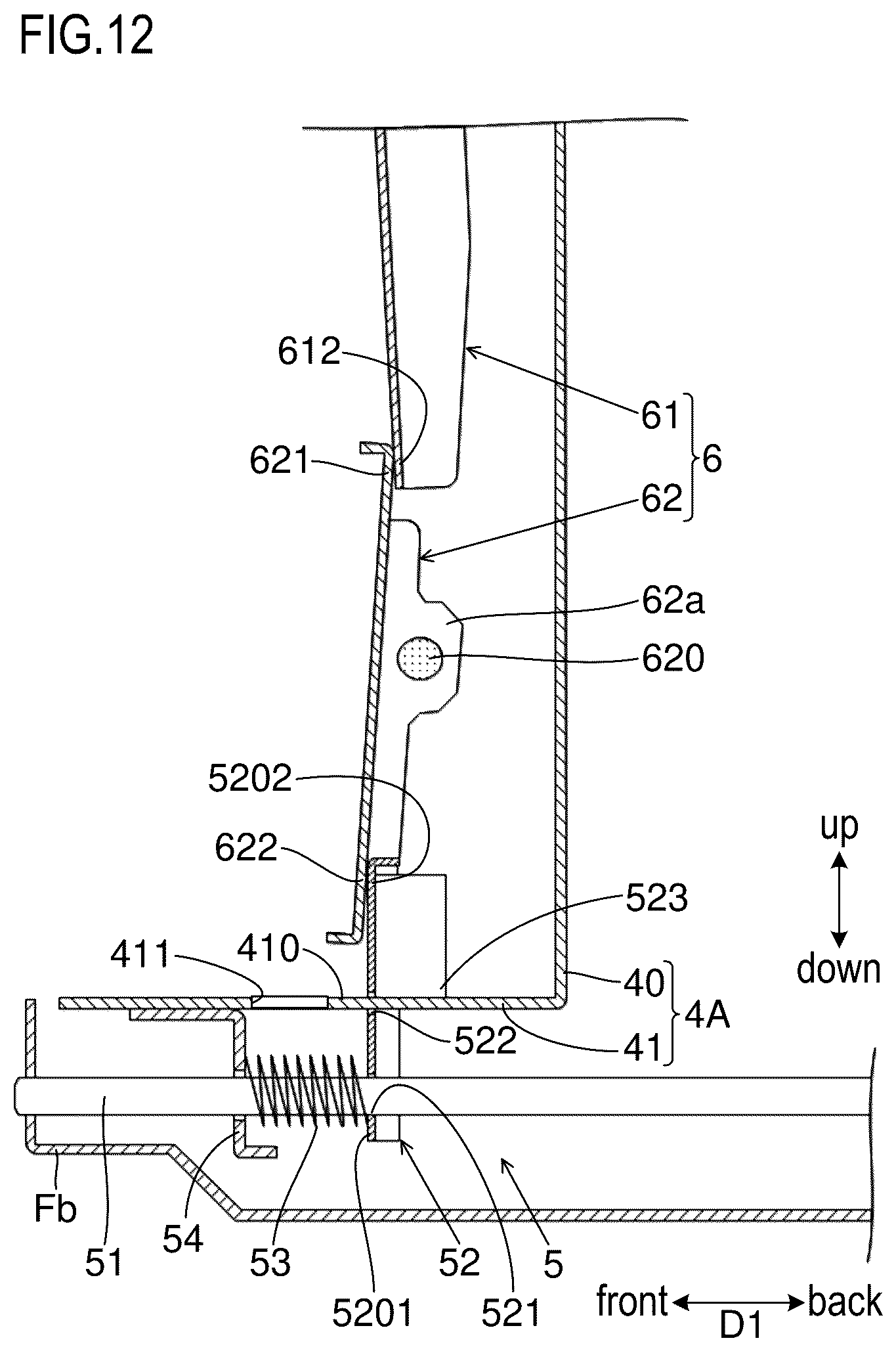 Patent US12410025 Figure 12 – Sheet storage device and image formation system including same