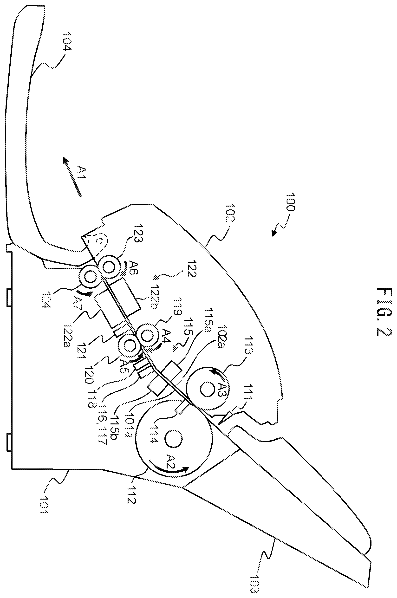 Patent US12410026 Figure 2 – Medium conveyance device, control method, and control program