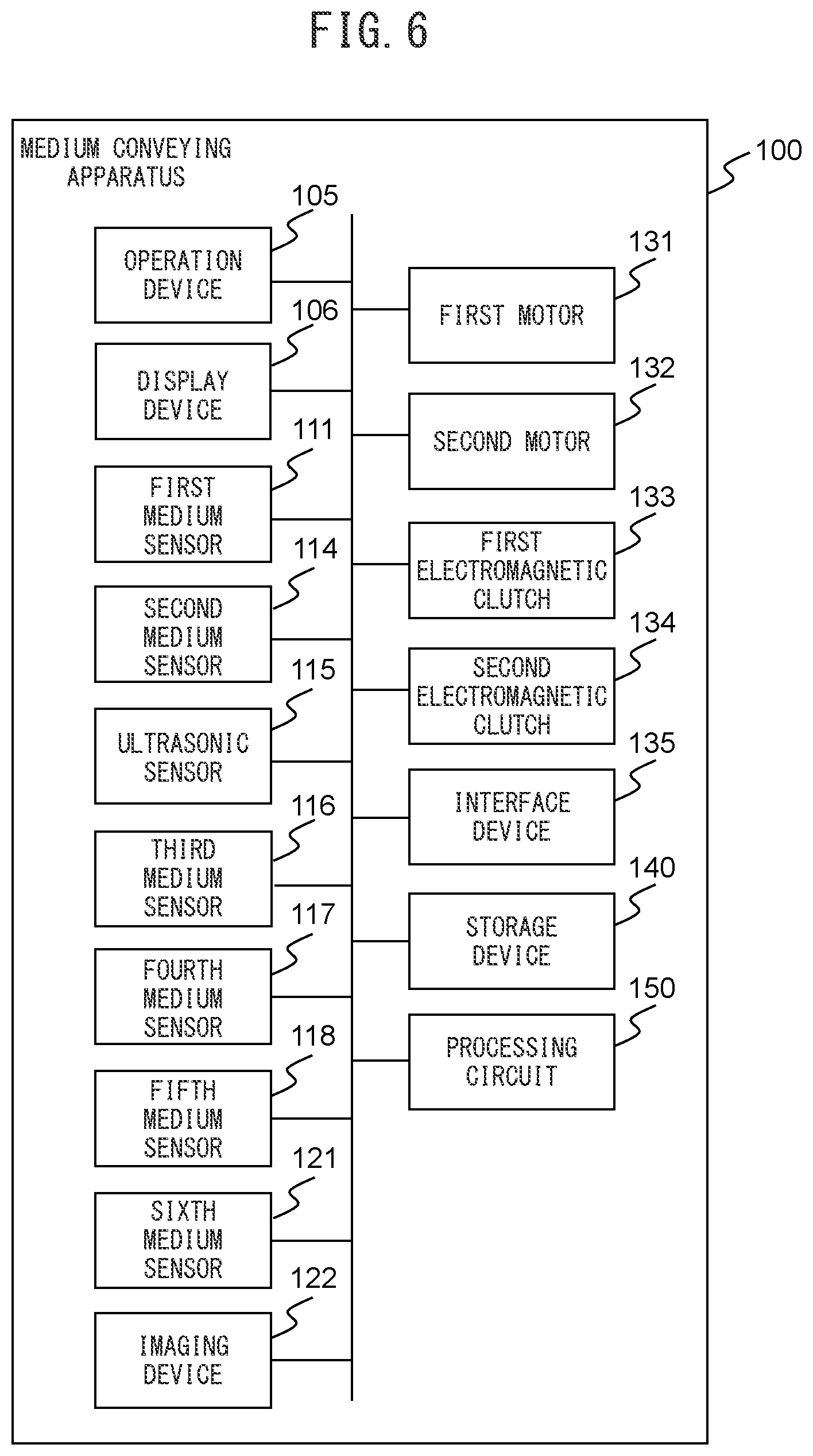 Patent US12410026 Figure 6 – Medium conveyance device, control method, and control program