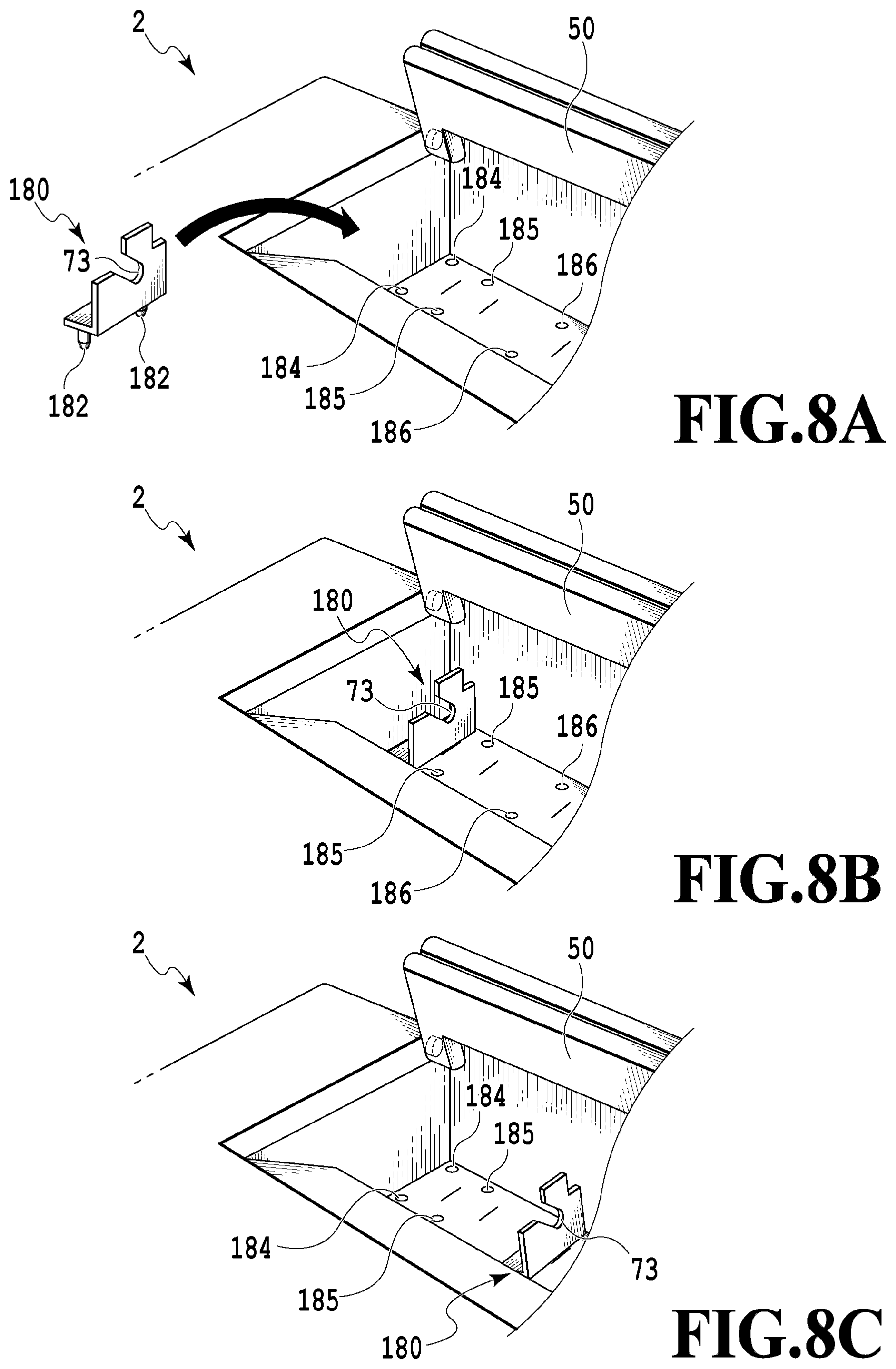 Patent US12410027 Figure 8 – Printing apparatus and roll holding device