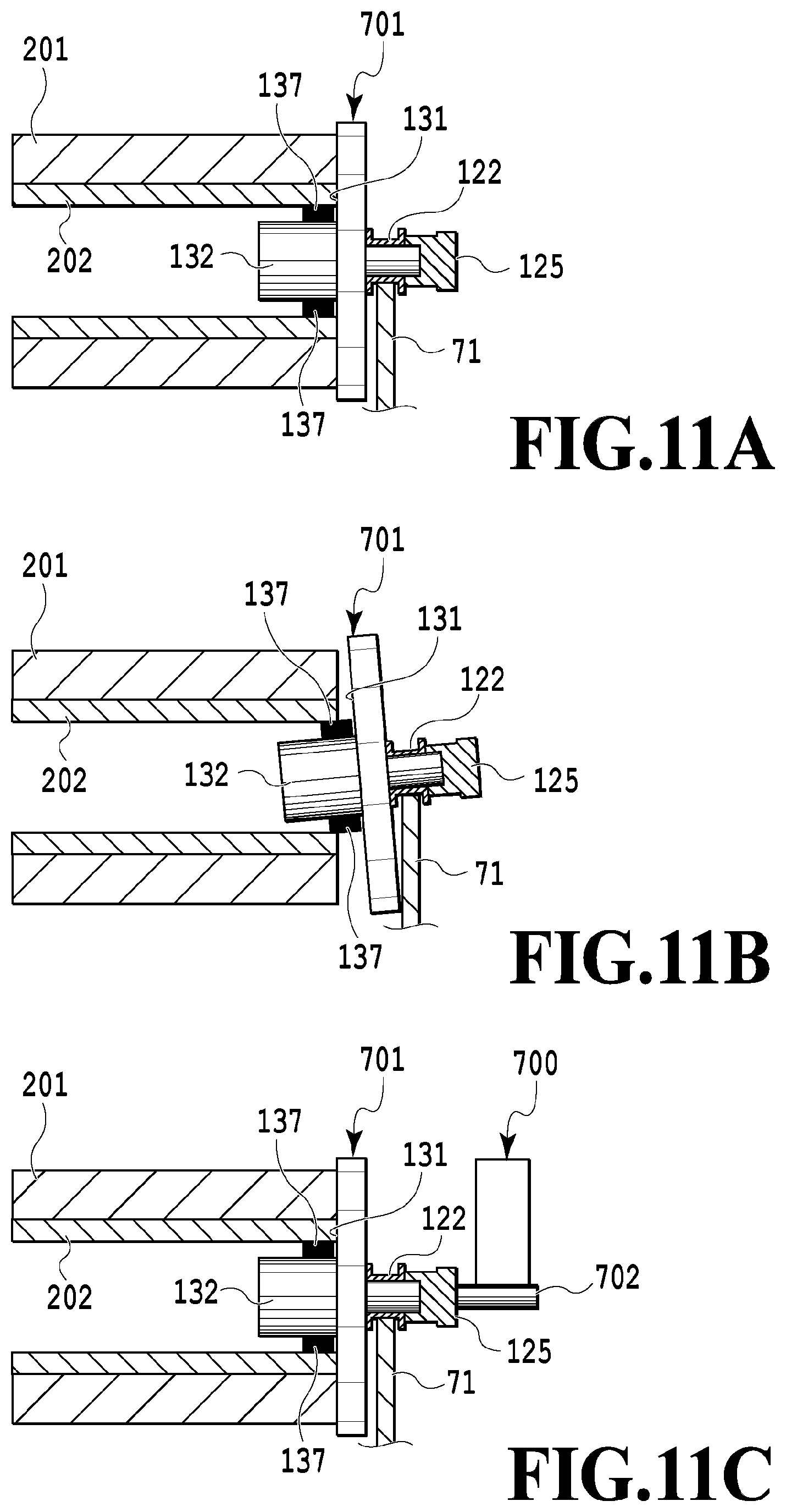 Patent US12410027 Figure 11 – Printing apparatus and roll holding device