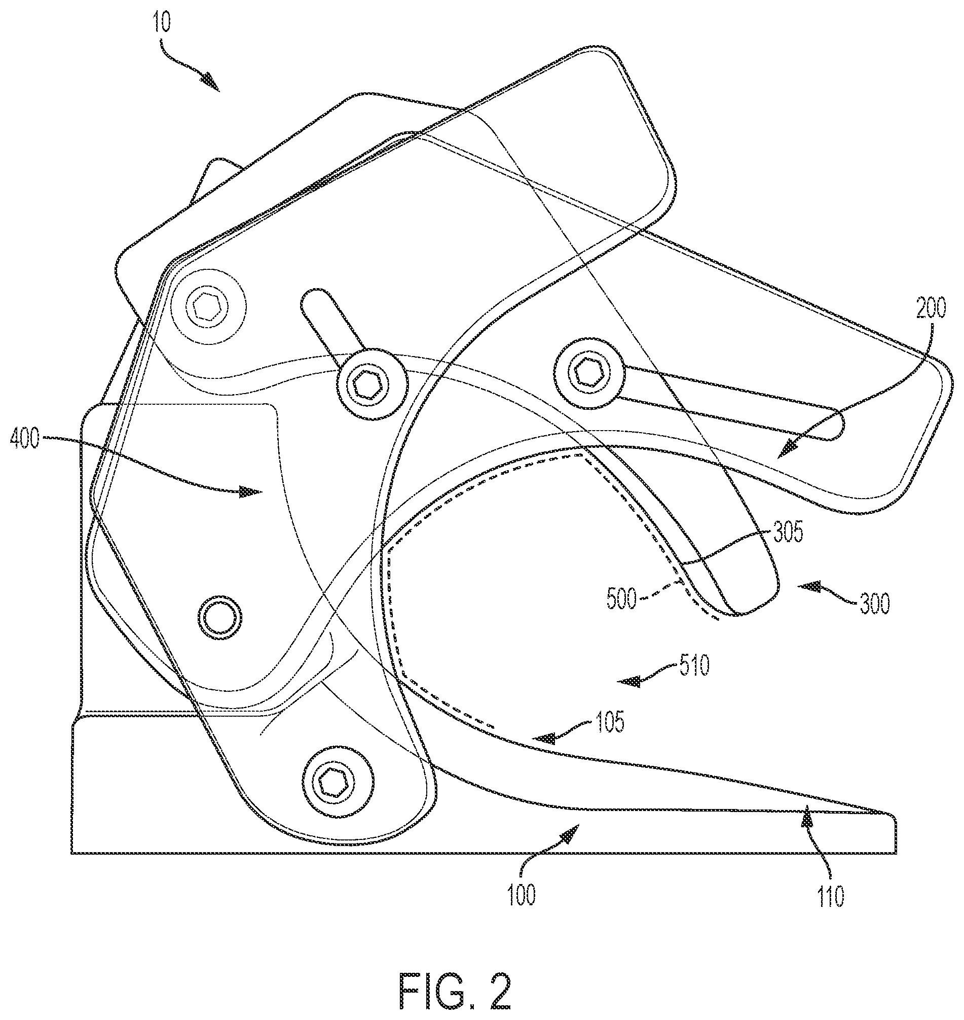 Patent US12410028 Figure 2 – Assembly system and method for packaging web material in a roll