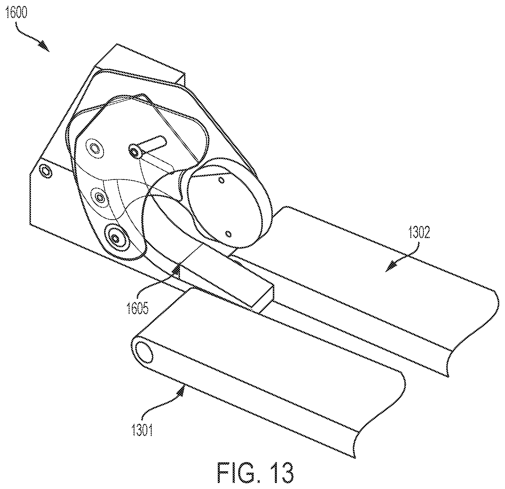 Patent US12410028 Figure 13 – Assembly system and method for packaging web material in a roll