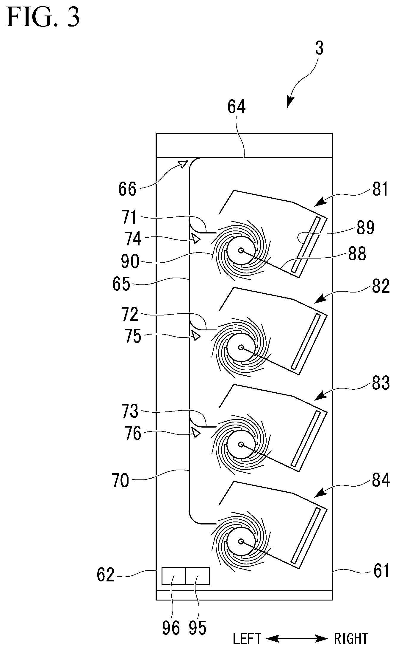 Patent US12410029 Figure 3 – Sheet paper processing device