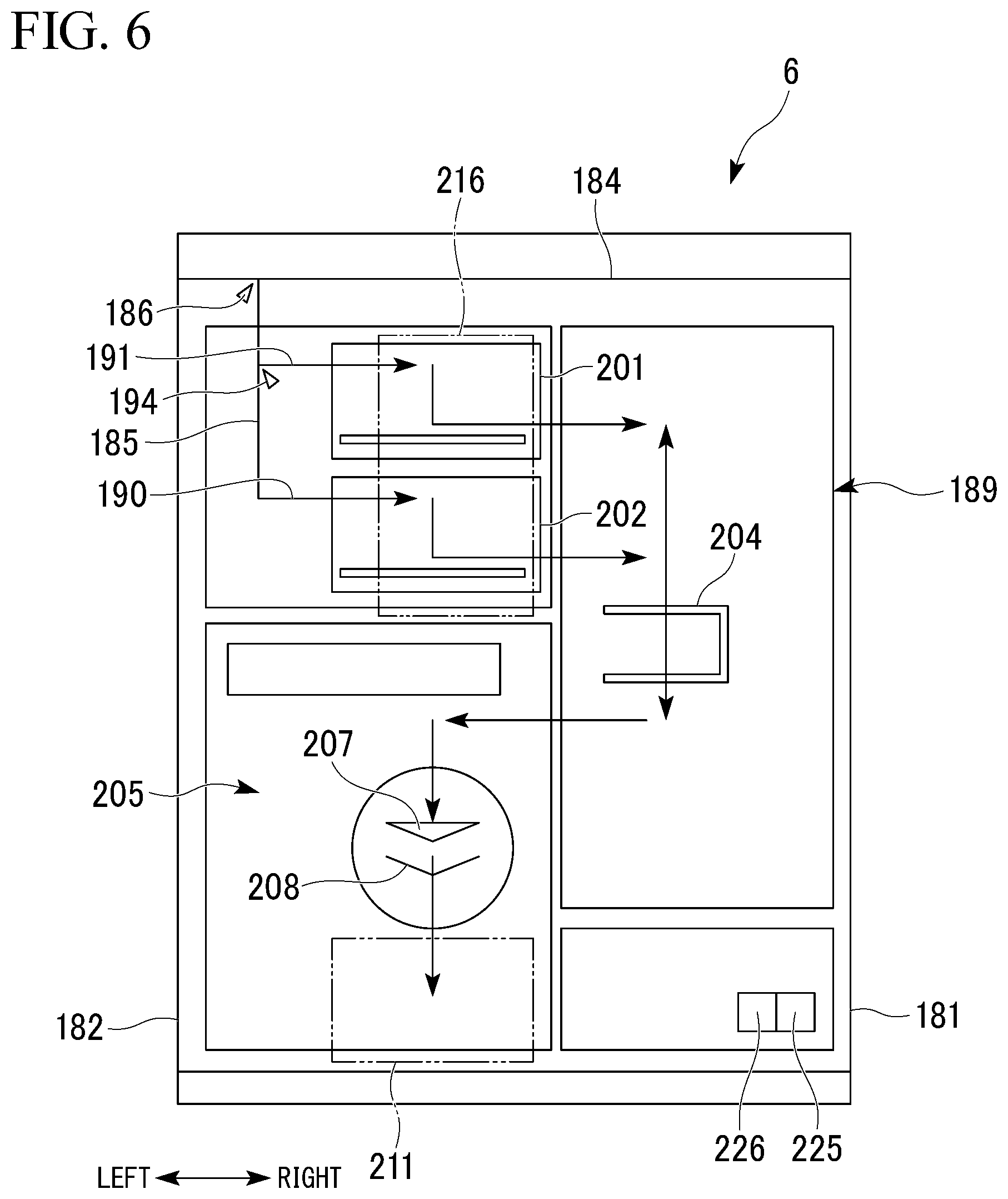 Patent US12410029 Figure 6 – Sheet paper processing device