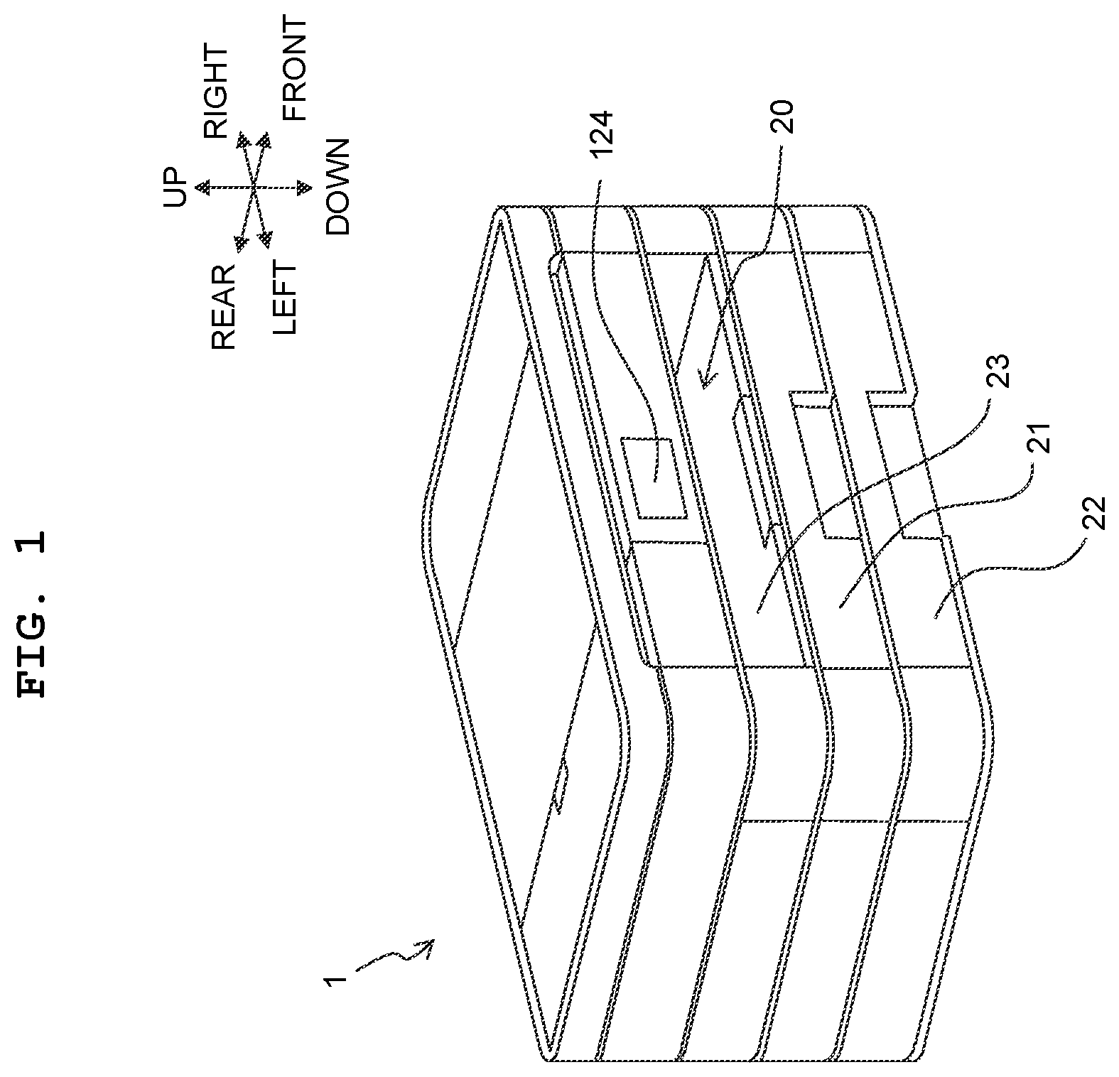 Patent US12410031 Figure 1 – Printing apparatus