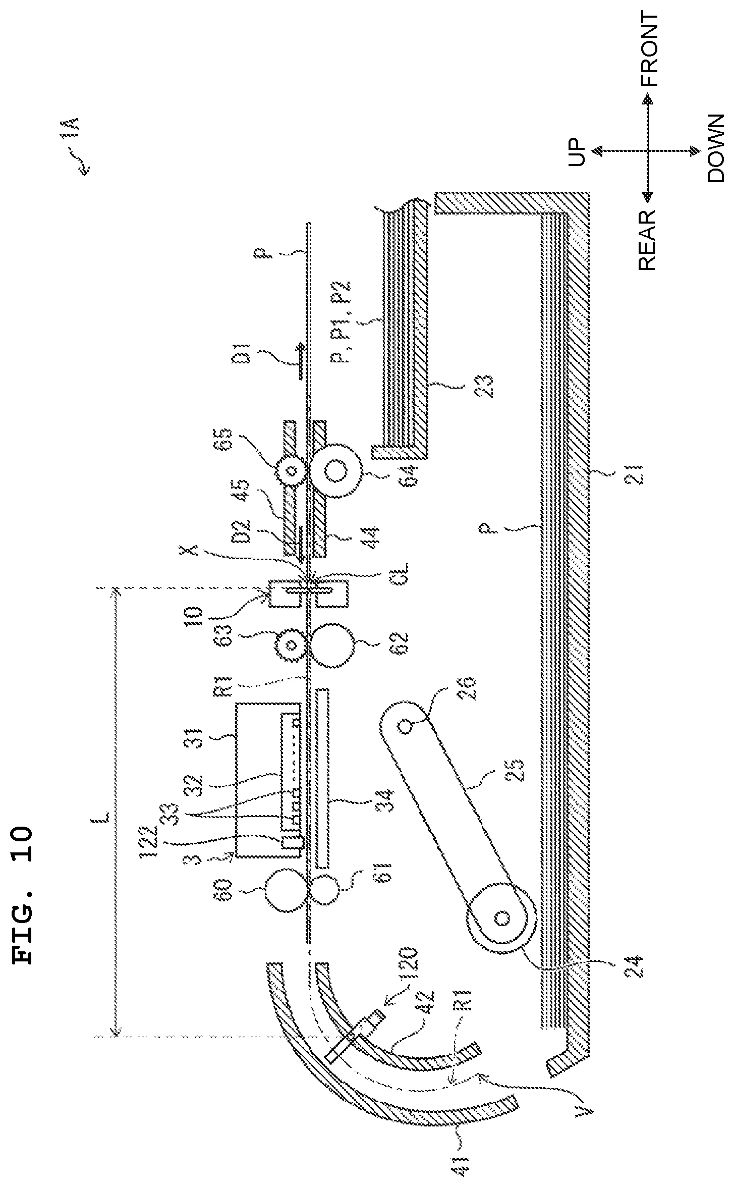 Patent US12410031 Figure 10 – Printing apparatus