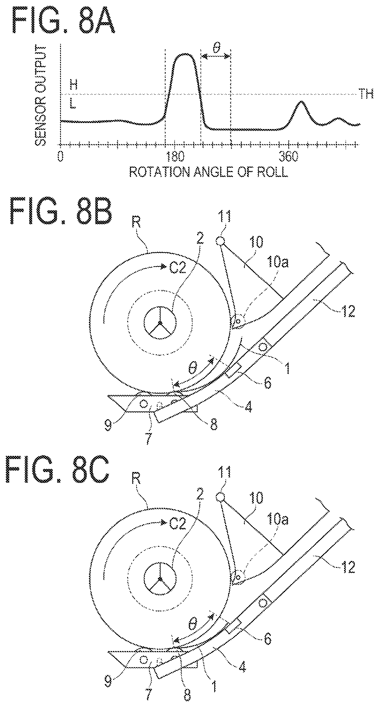 Patent US12410033 Figure 8 – Sheet feeding device and printing apparatus
