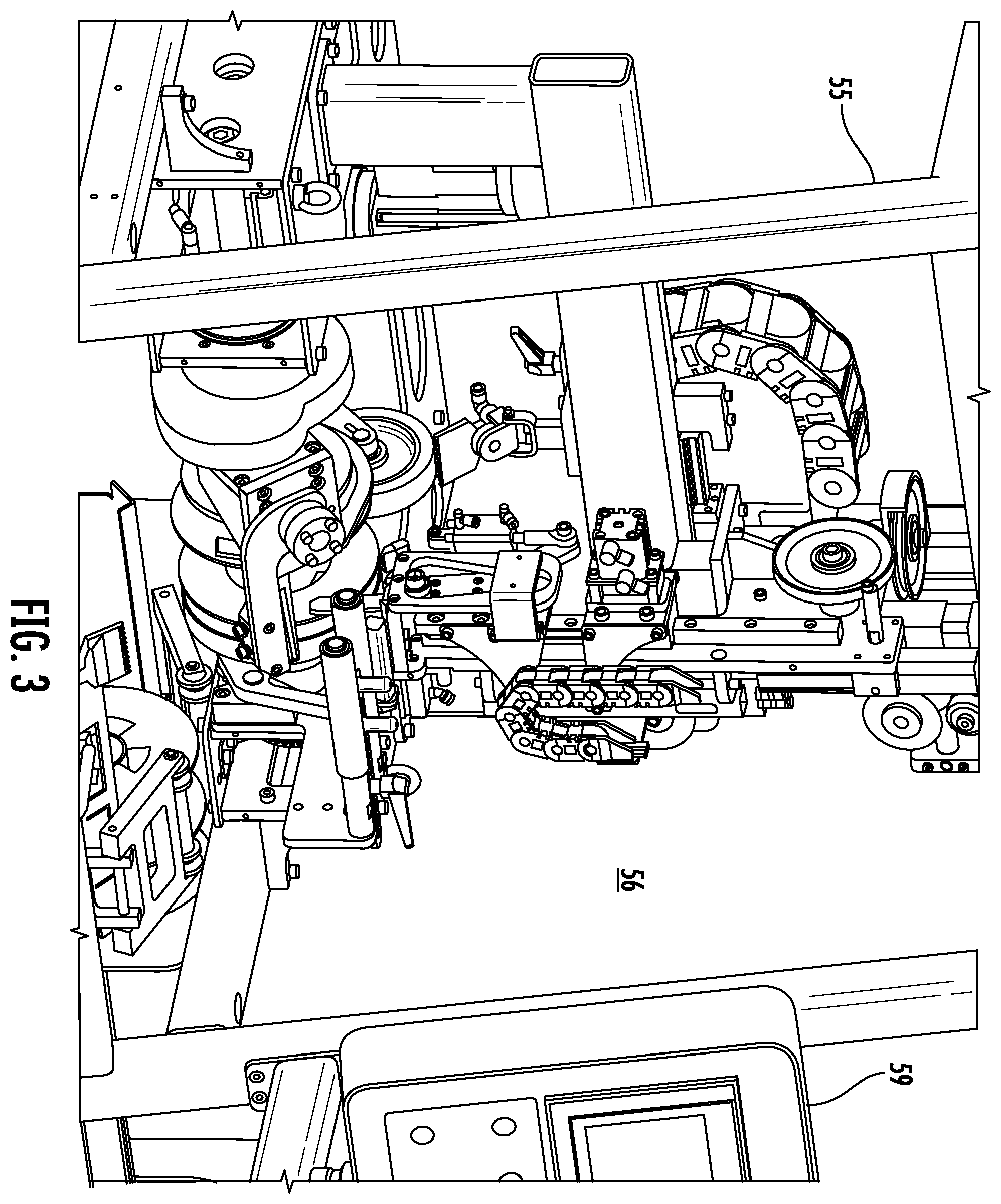 Patent US12410034 Figure 3 – Spool having flange with locking notch