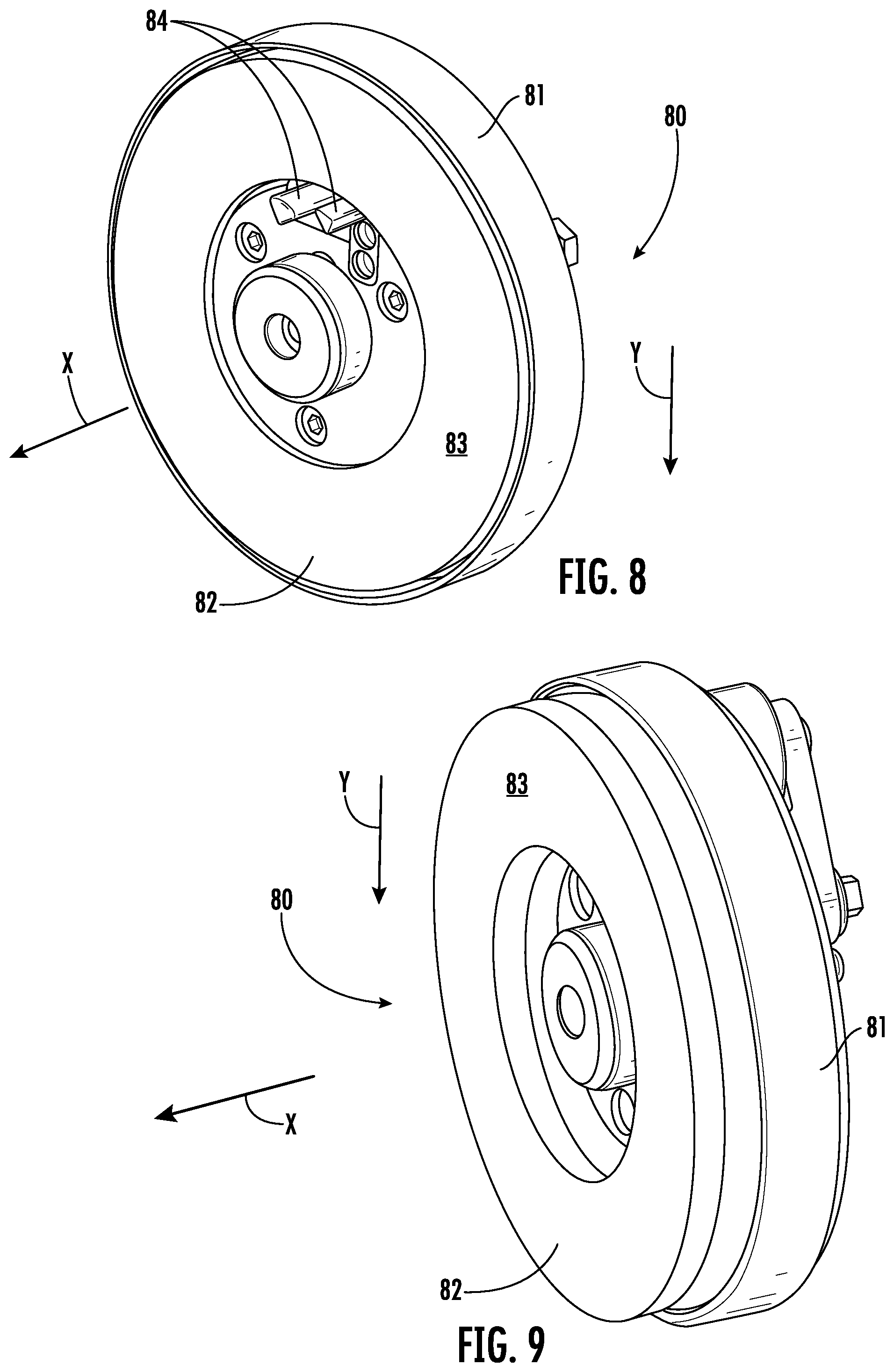 Patent US12410034 Figure 7 – Spool having flange with locking notch