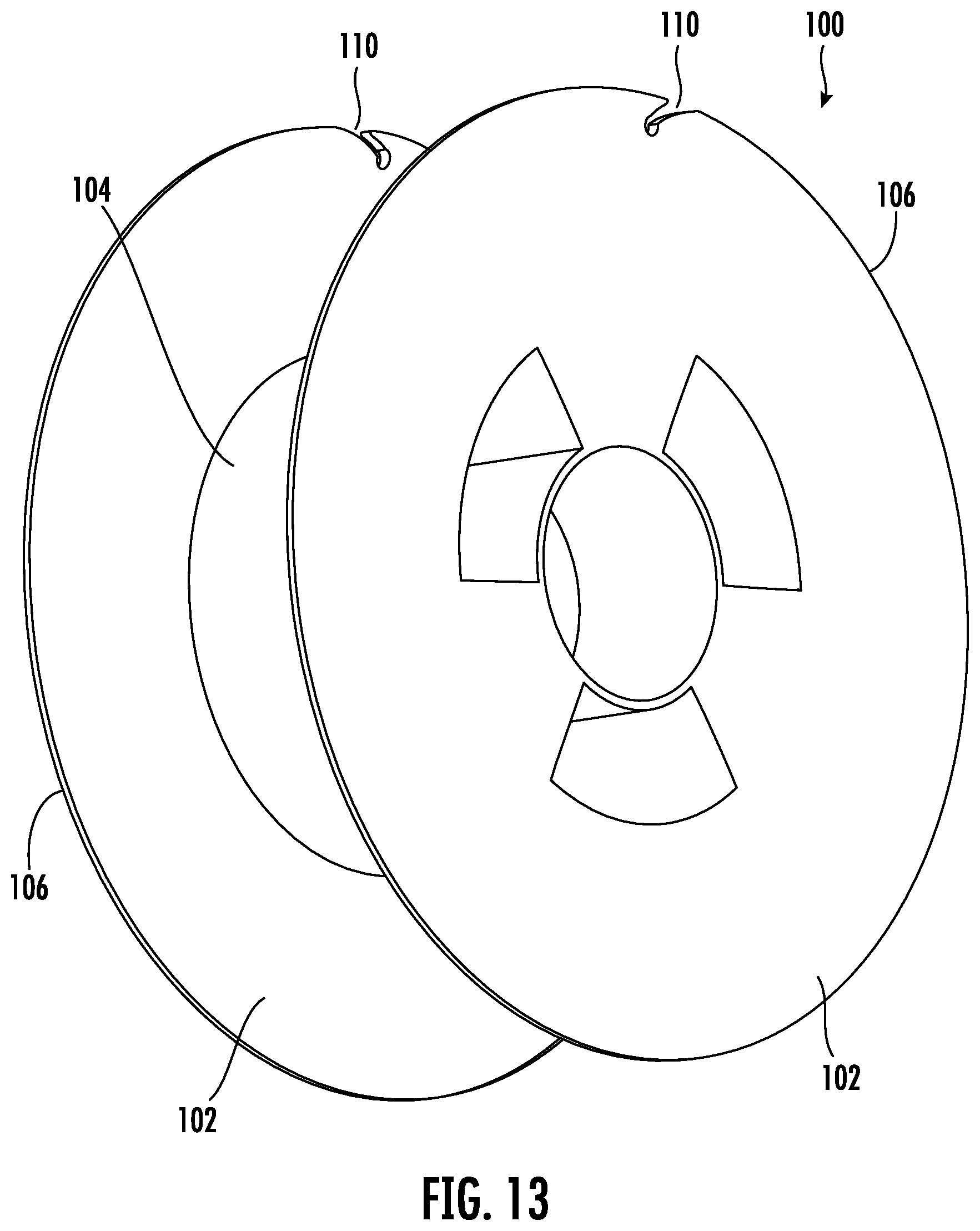 Patent US12410034 Figure 9 – Spool having flange with locking notch