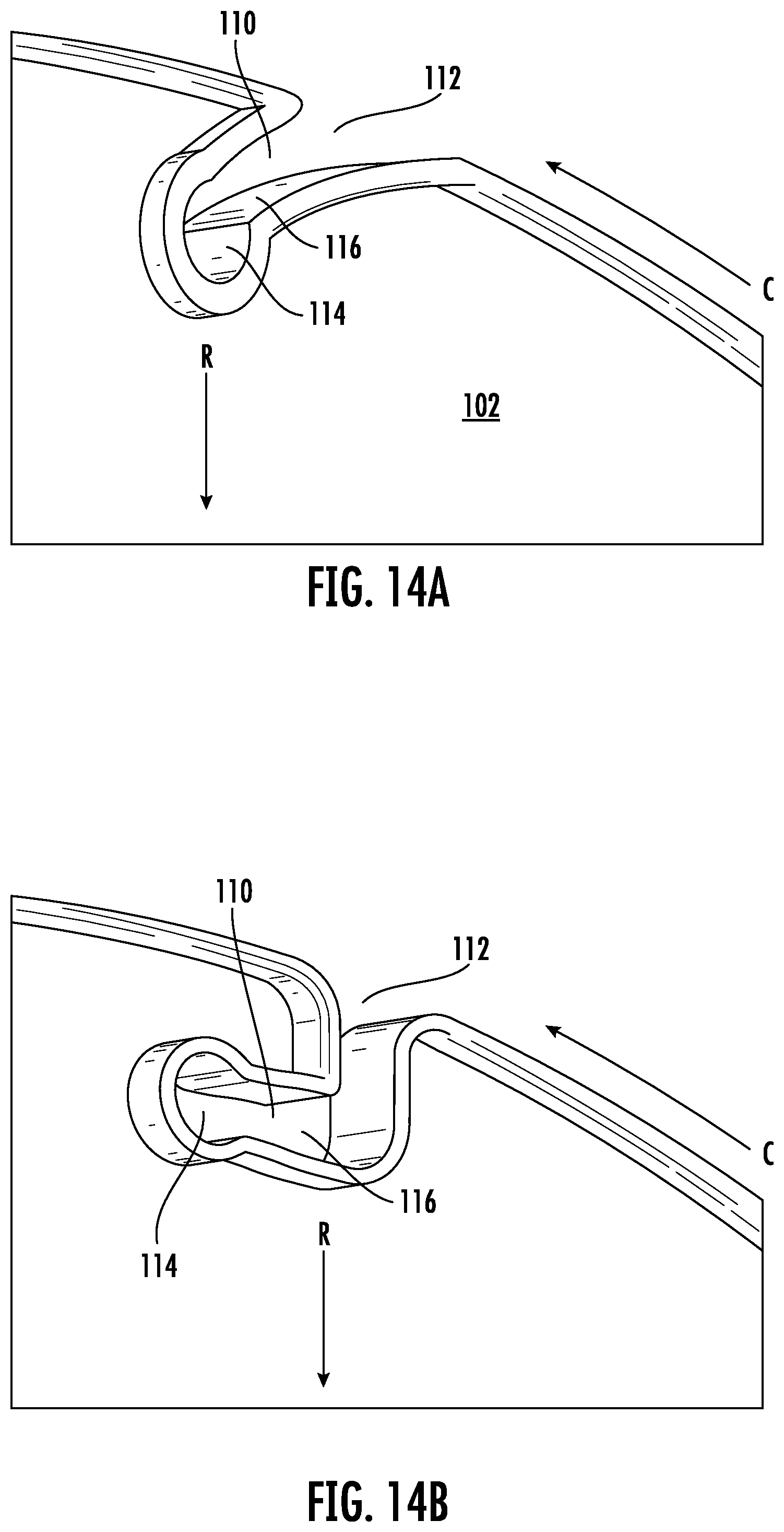 Patent US12410034 Figure 10 – Spool having flange with locking notch