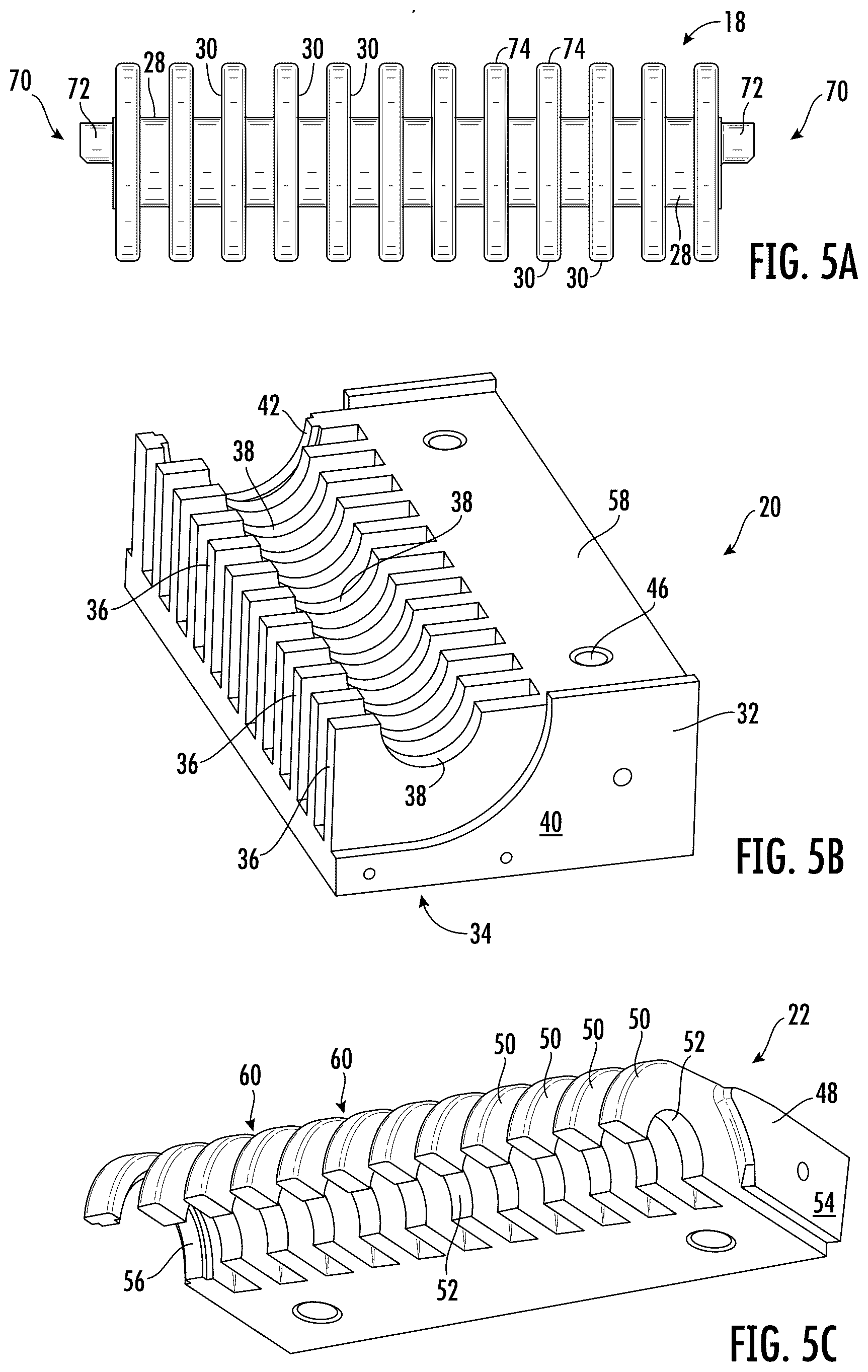Patent US12410038 Figure 4 – Dynamic comb for conveyance systems for moving people or objects