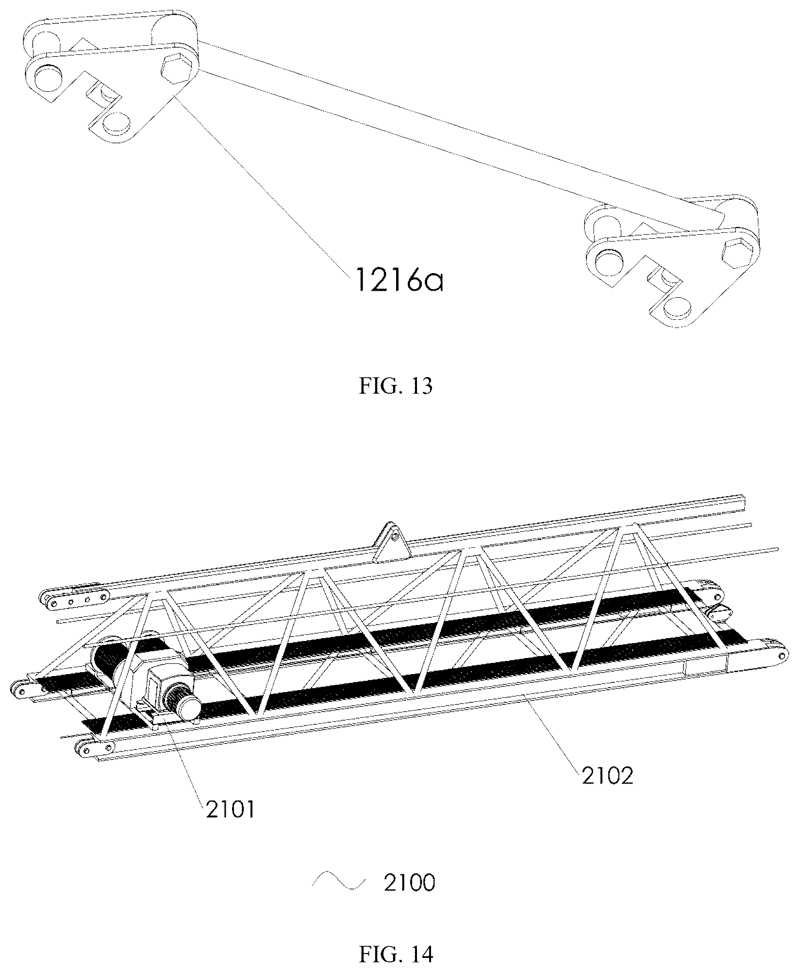 Patent US12410039 Figure 8 – Multi-tower linkage type aerial hoisting platform